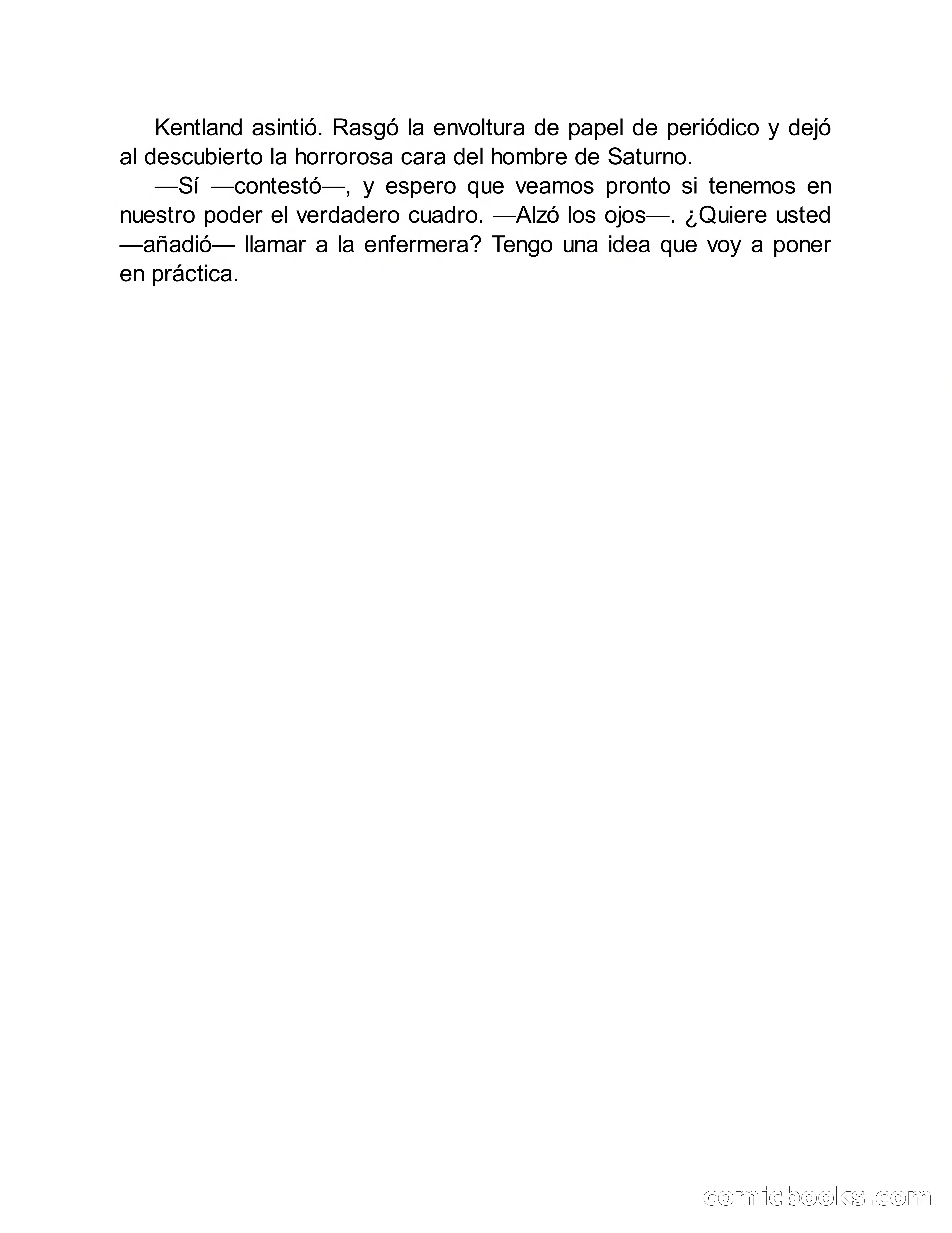 Circulo del Crimen No. 33: La cara del hombre de Saturno — page 163 of 172
