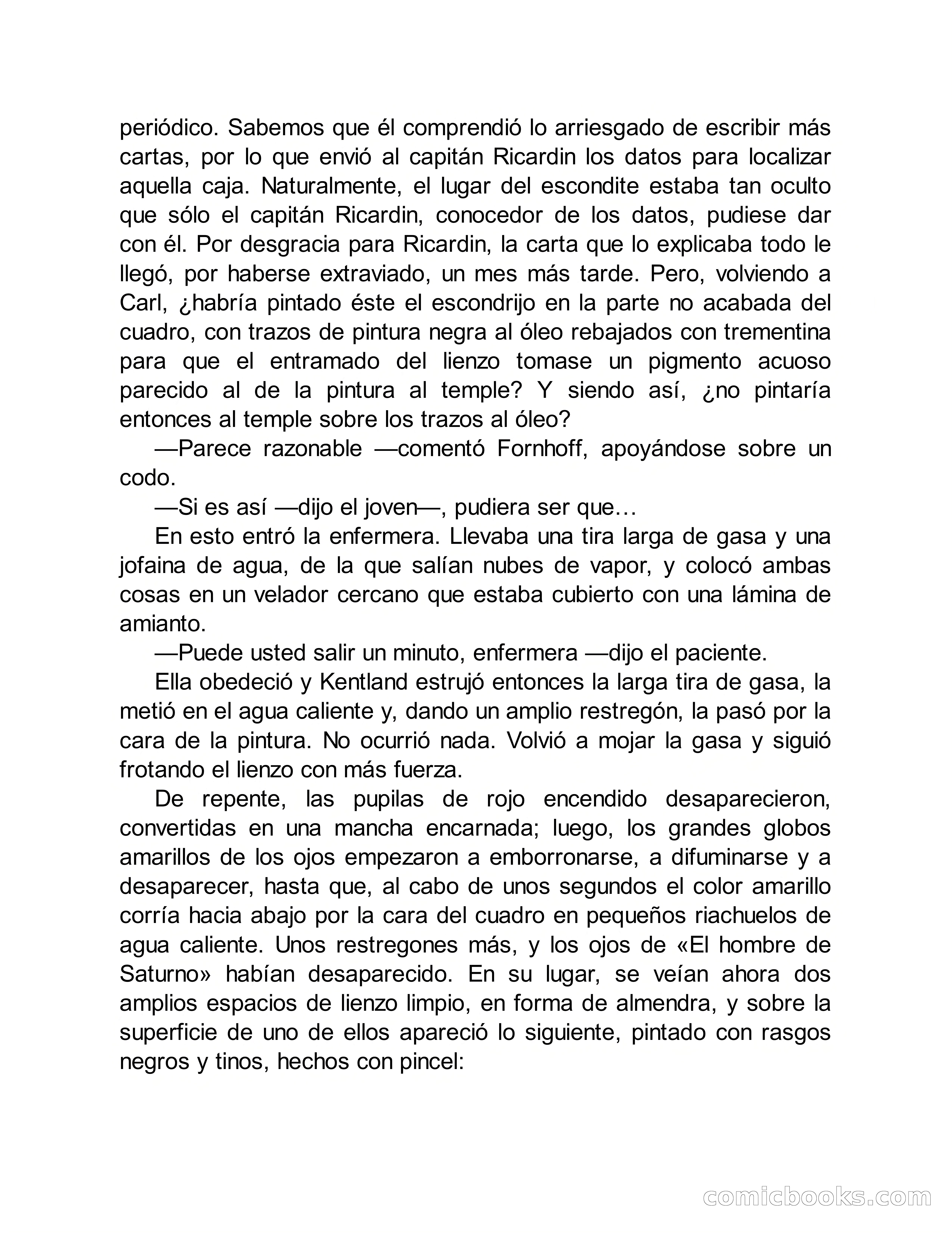 Circulo del Crimen No. 33: La cara del hombre de Saturno — page 165 of 172