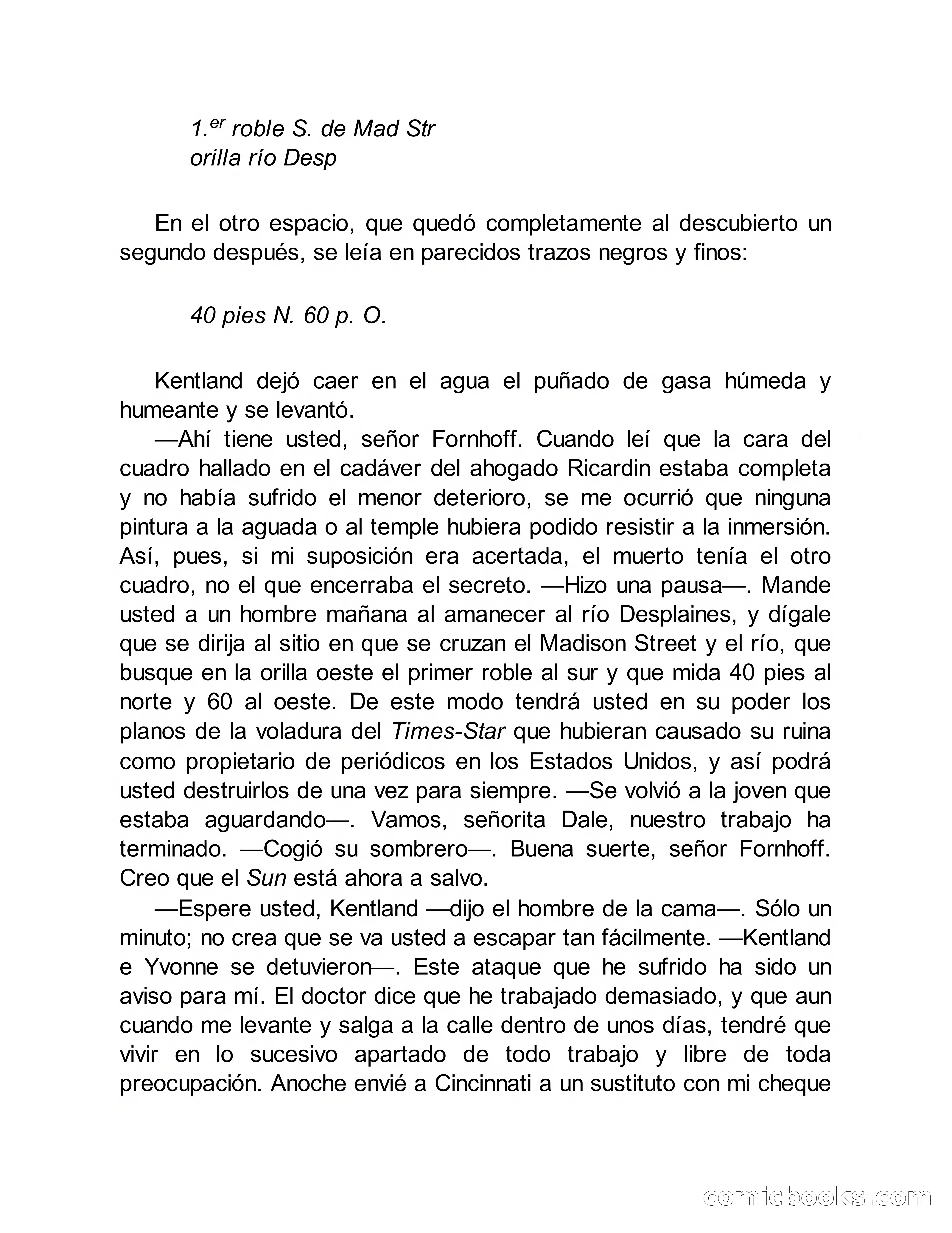 Circulo del Crimen No. 33: La cara del hombre de Saturno — page 166 of 172