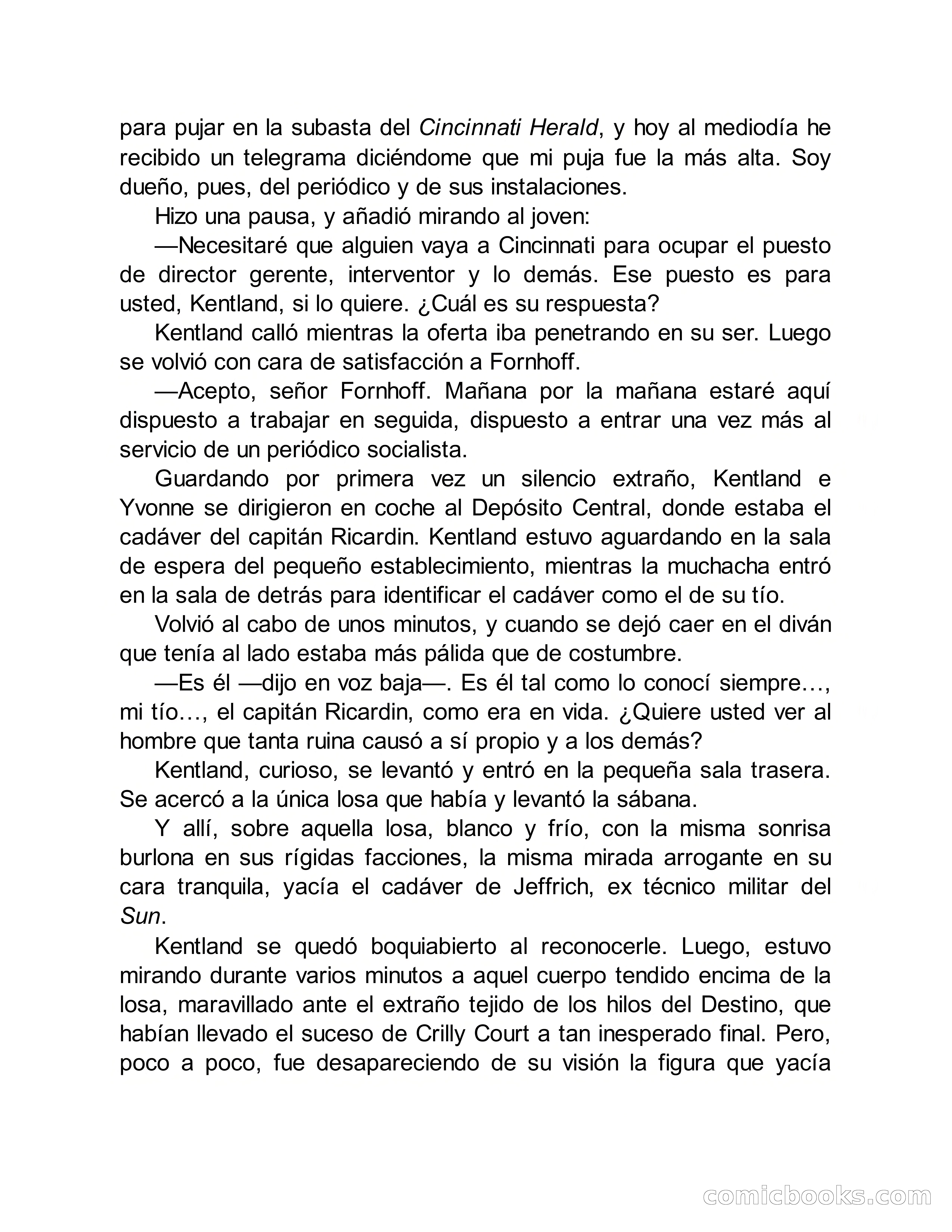 Circulo del Crimen No. 33: La cara del hombre de Saturno — page 167 of 172