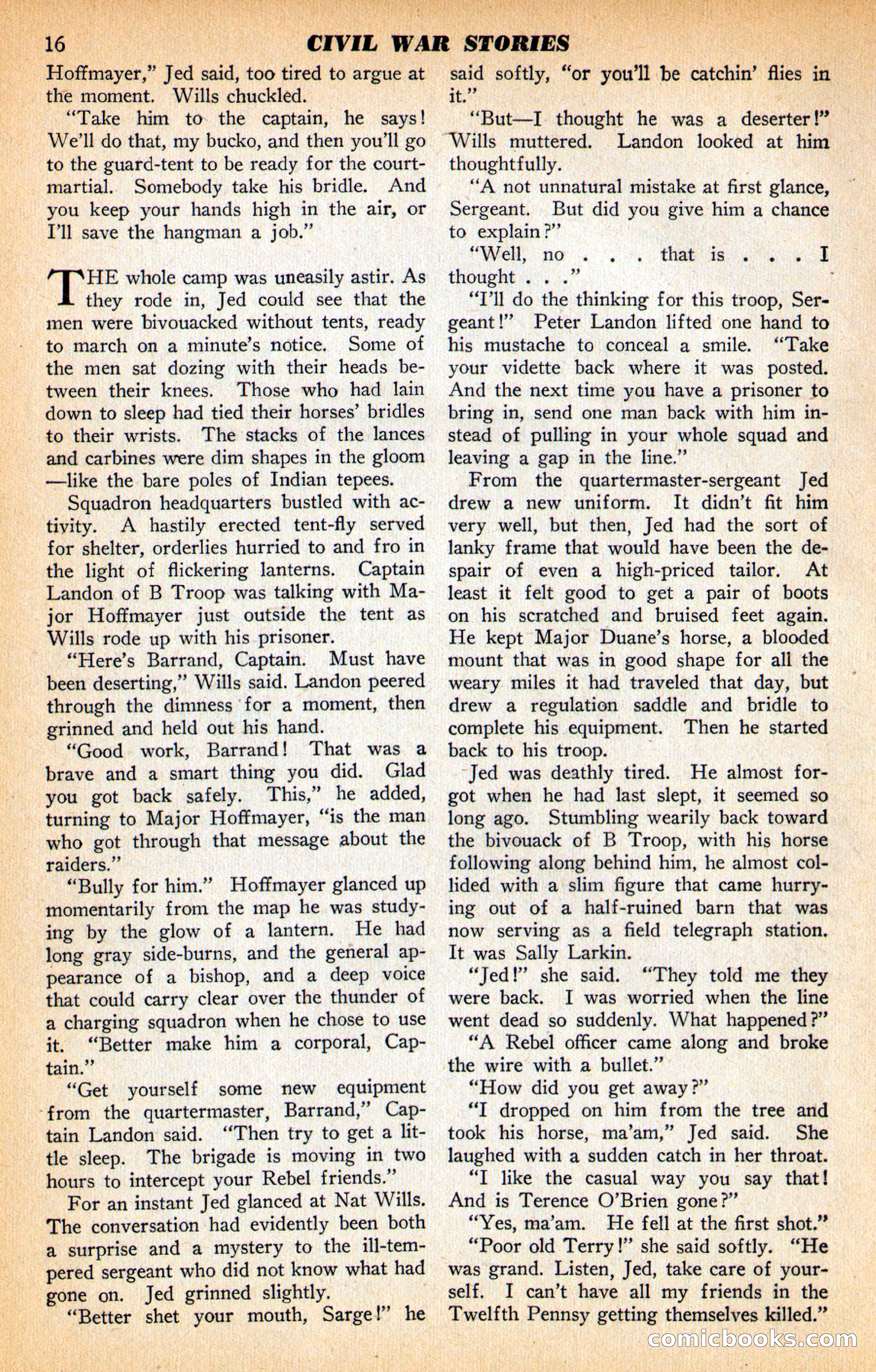 Civil War Stories, Vol. 1, No. 1 — page 18 of 132
