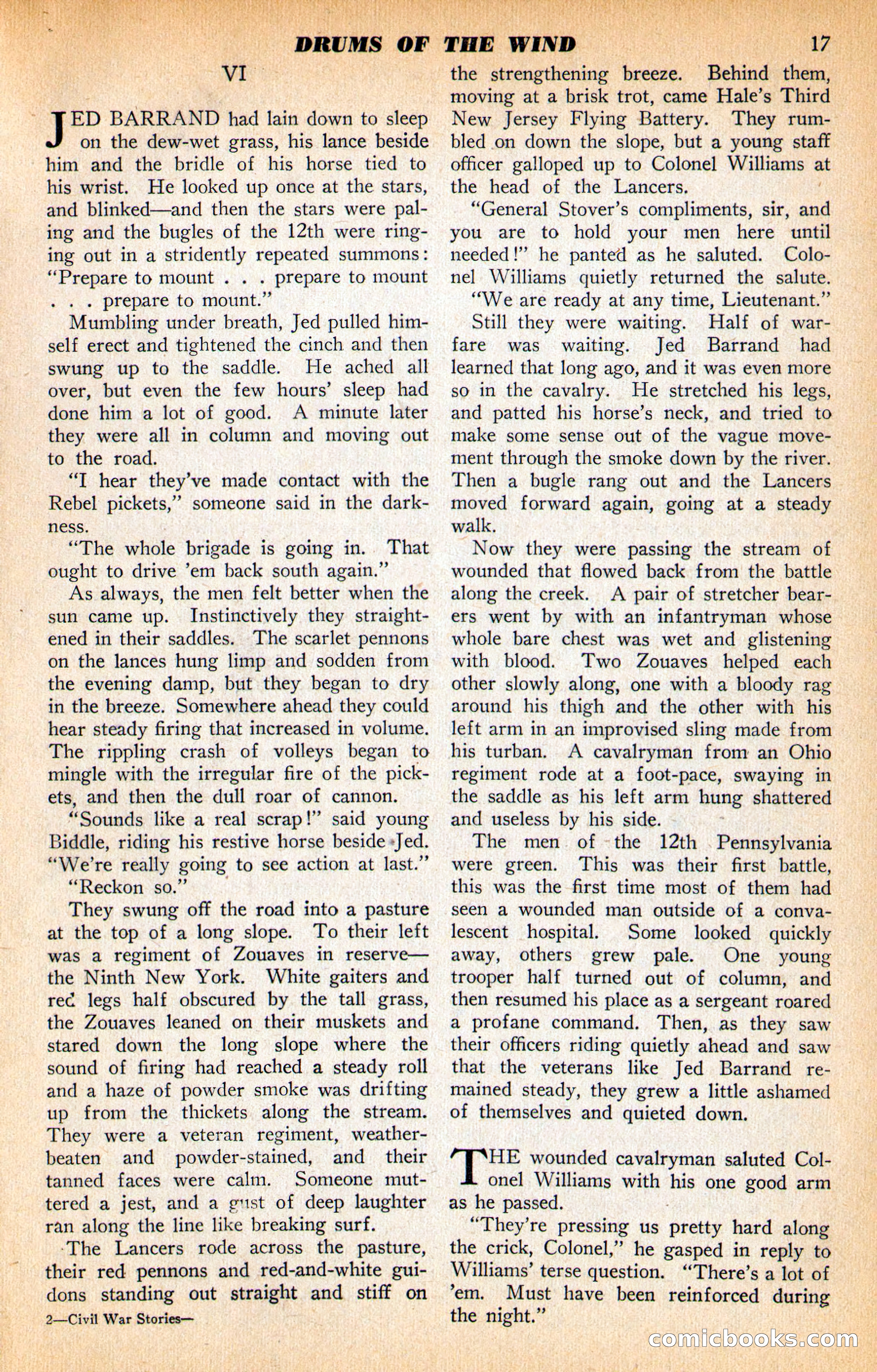 Civil War Stories, Vol. 1, No. 1 — page 19 of 132