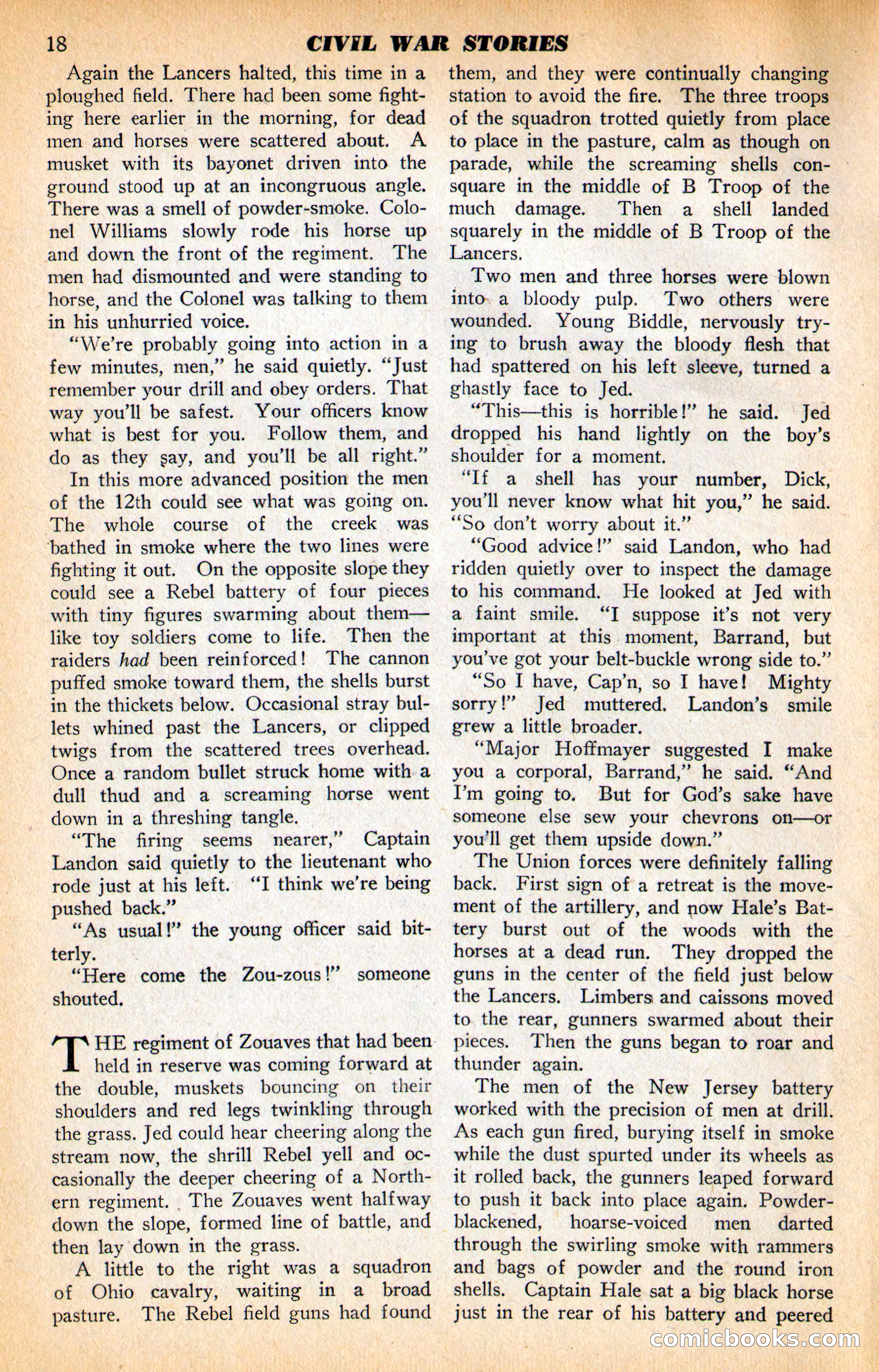Civil War Stories, Vol. 1, No. 1 — page 20 of 132