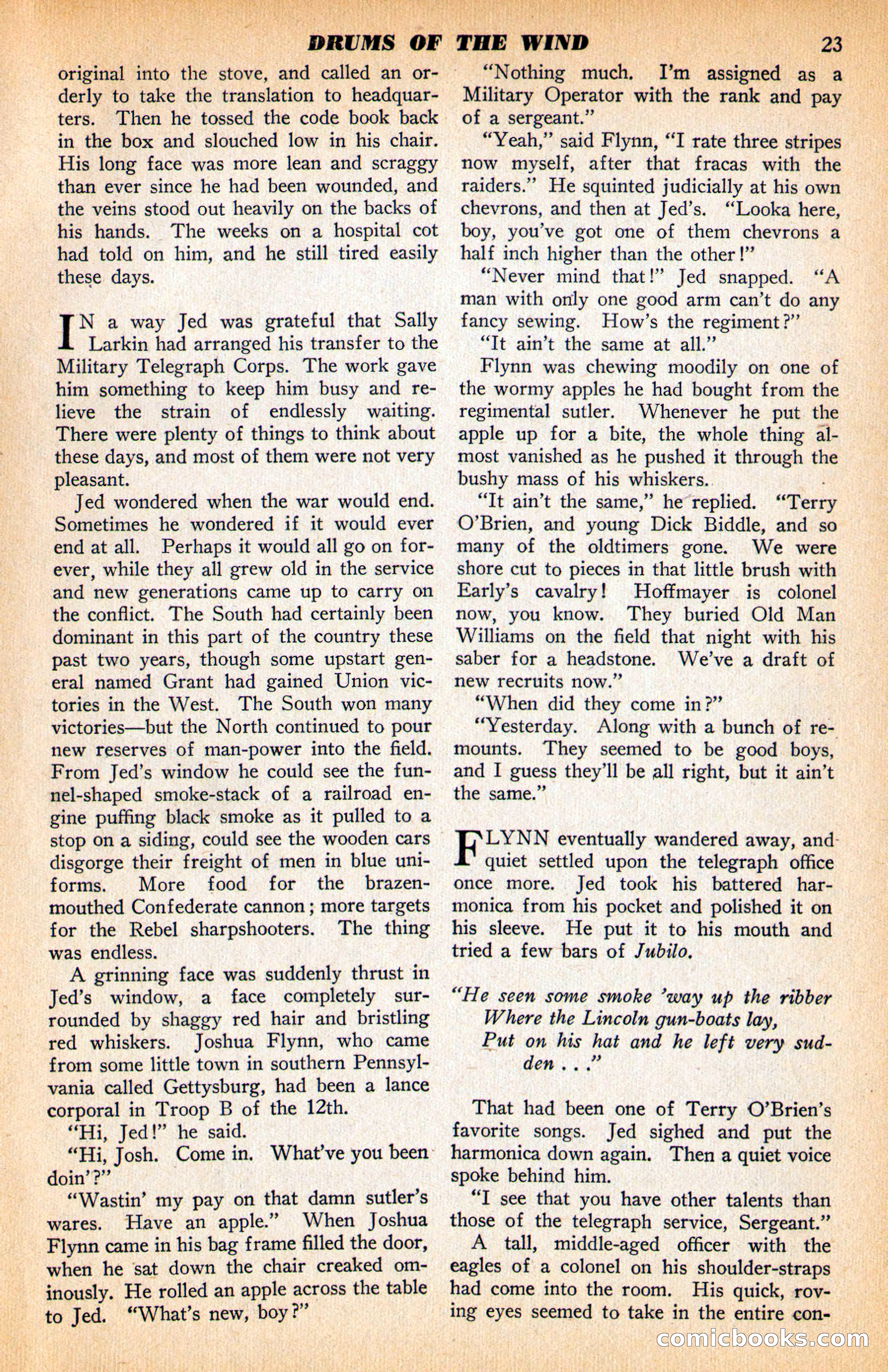 Civil War Stories, Vol. 1, No. 1 — page 25 of 132