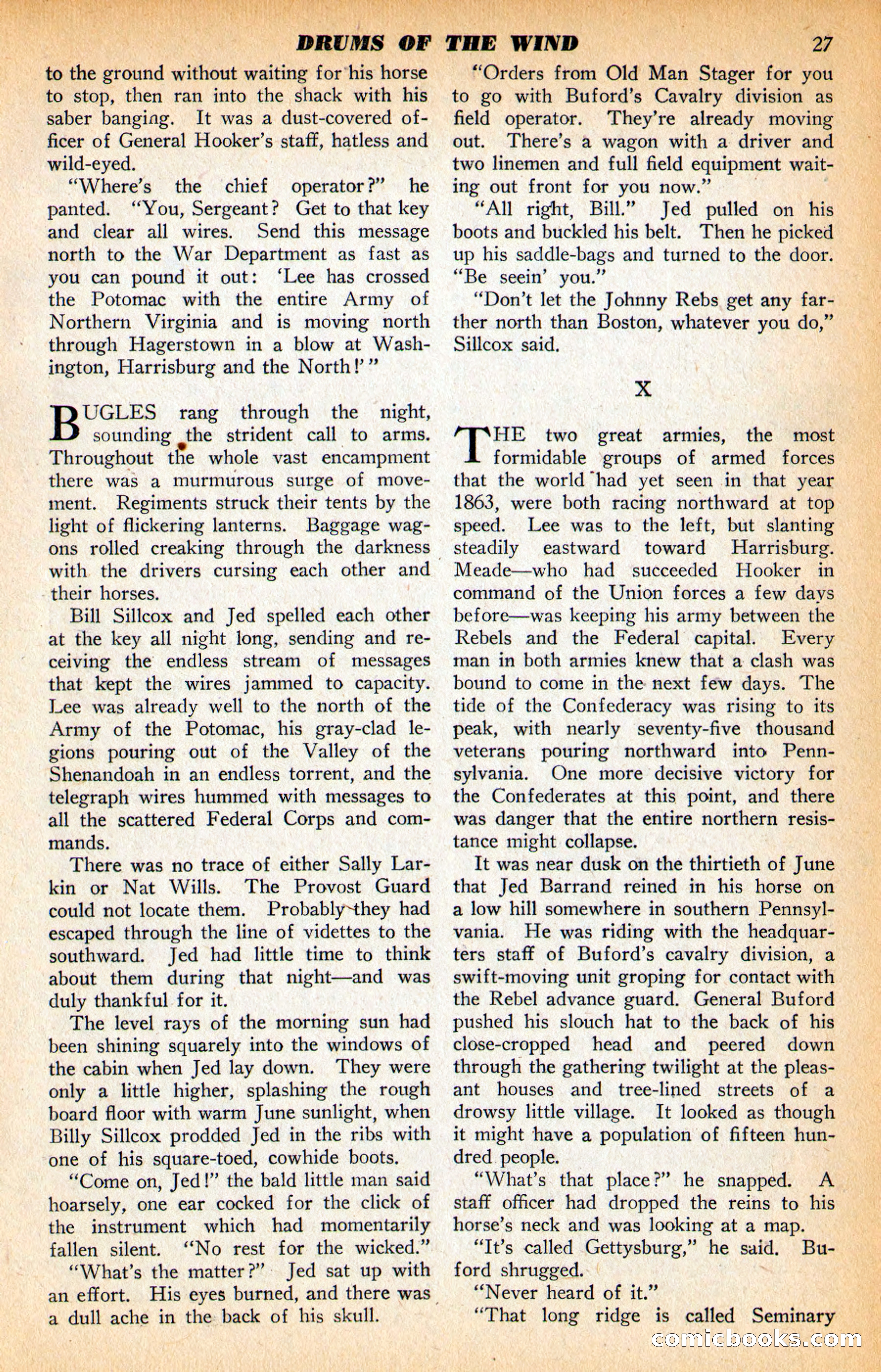 Civil War Stories, Vol. 1, No. 1 — page 29 of 132