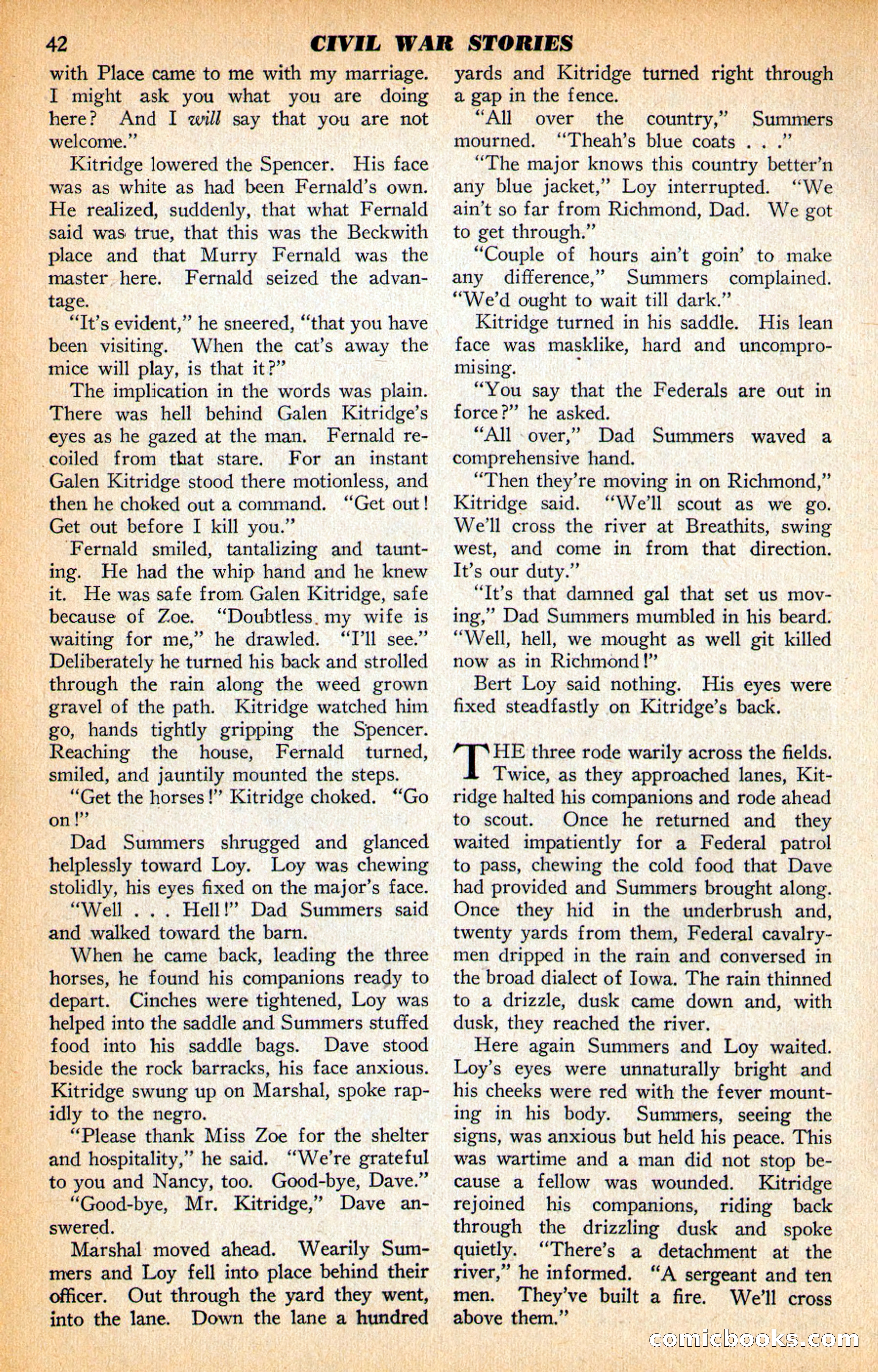 Civil War Stories, Vol. 1, No. 1 — page 44 of 132