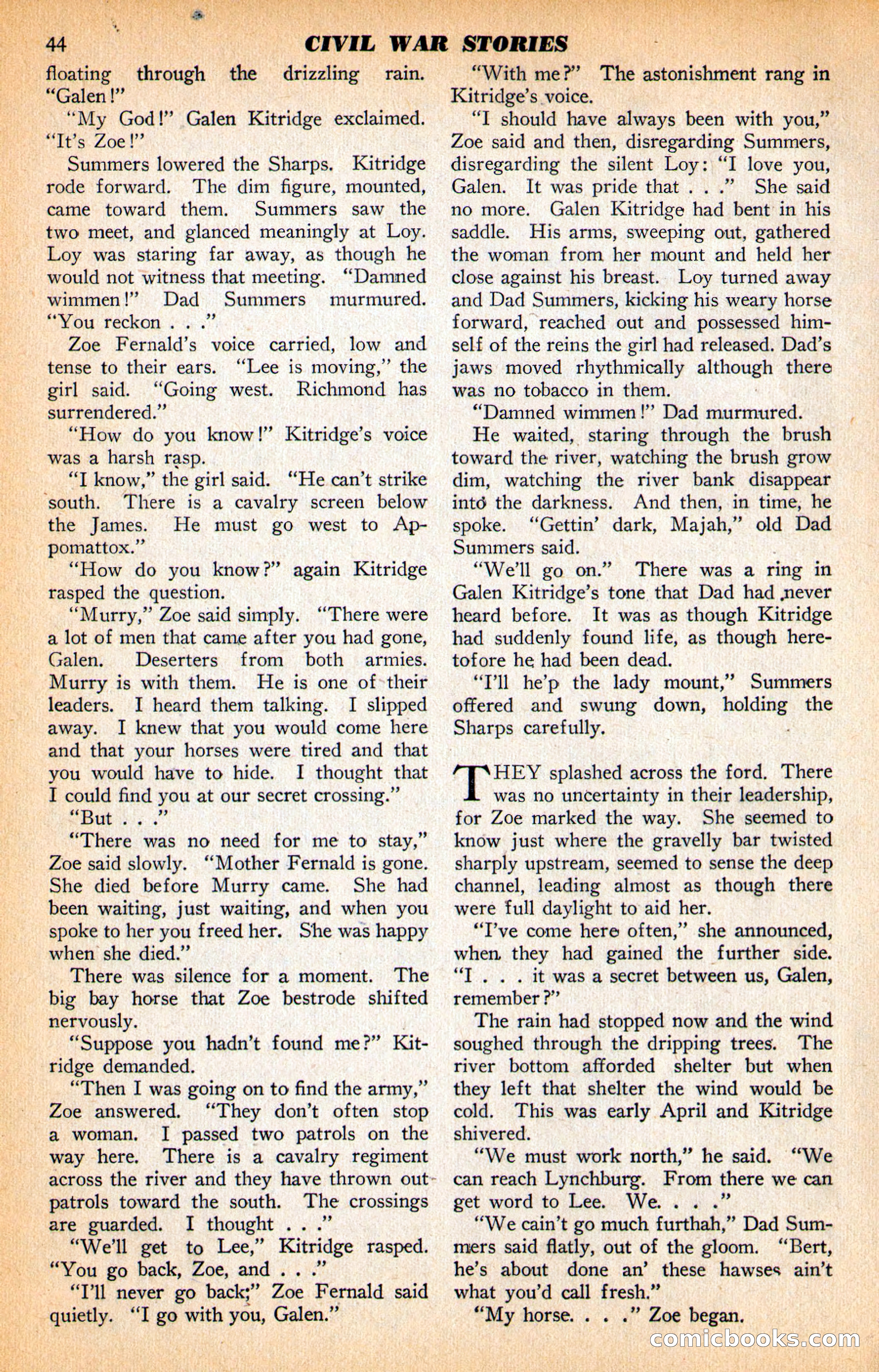 Civil War Stories, Vol. 1, No. 1 — page 46 of 132