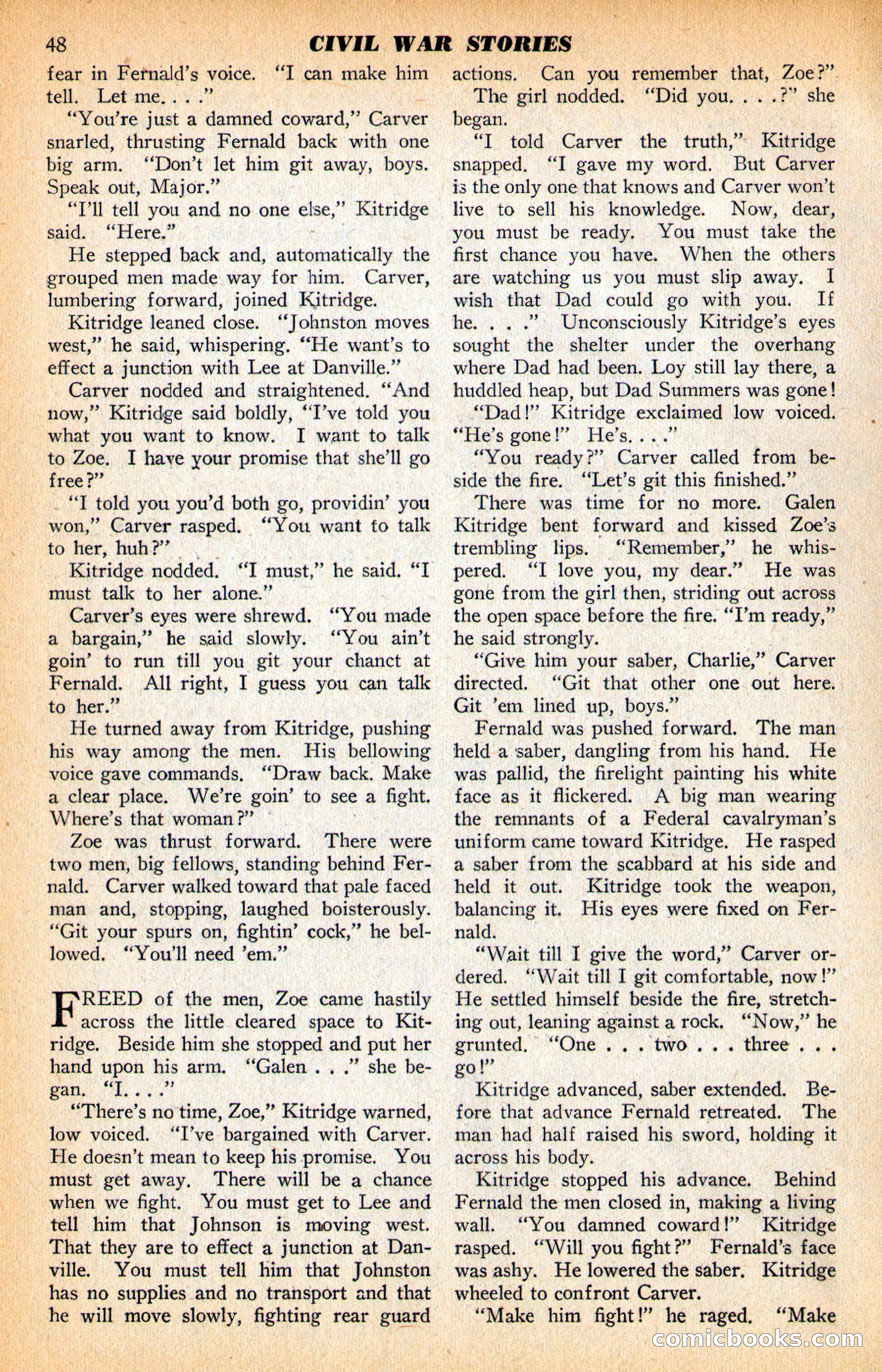 Civil War Stories, Vol. 1, No. 1 — page 50 of 132