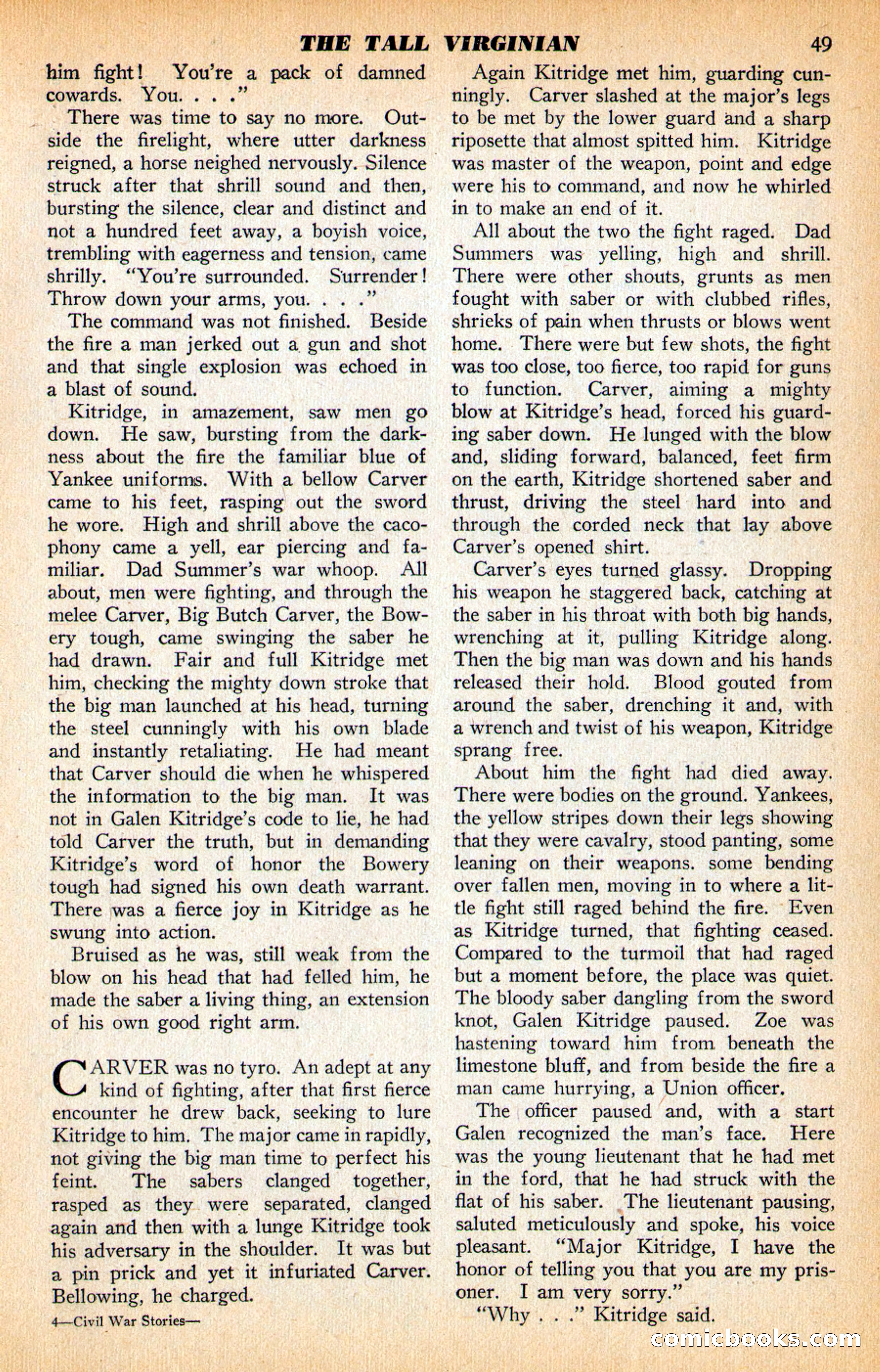 Civil War Stories, Vol. 1, No. 1 — page 51 of 132