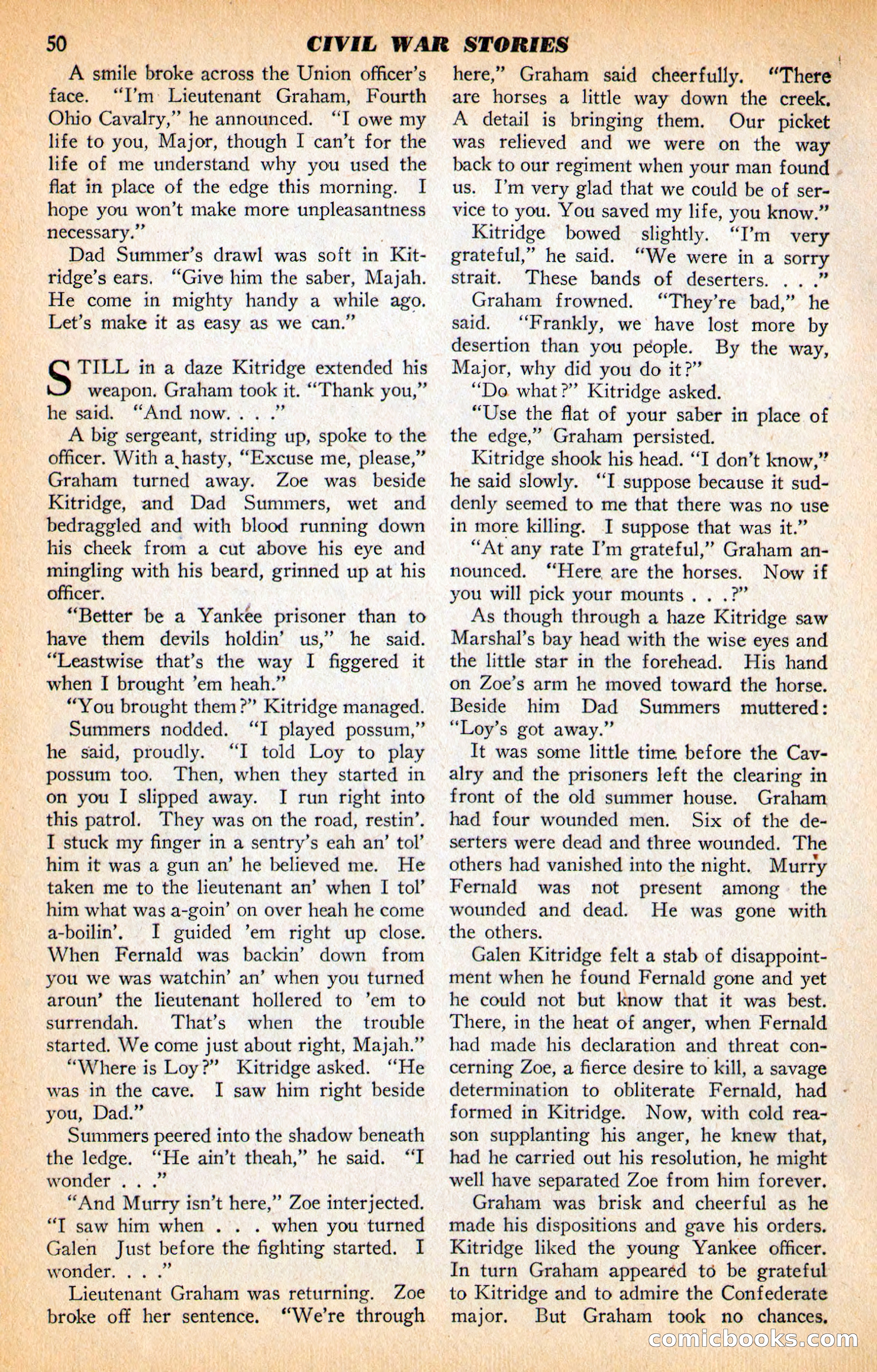 Civil War Stories, Vol. 1, No. 1 — page 52 of 132