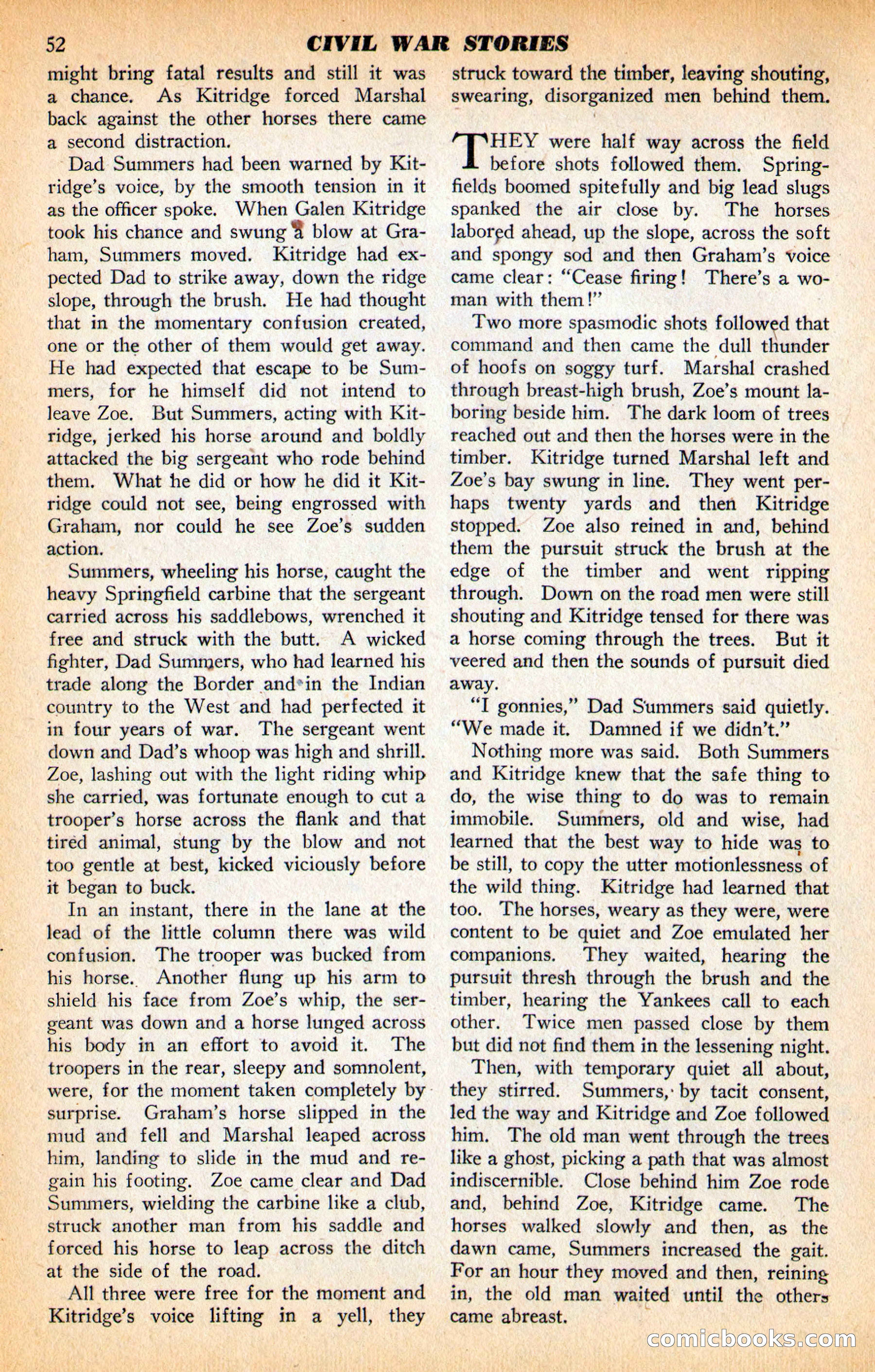 Civil War Stories, Vol. 1, No. 1 — page 54 of 132