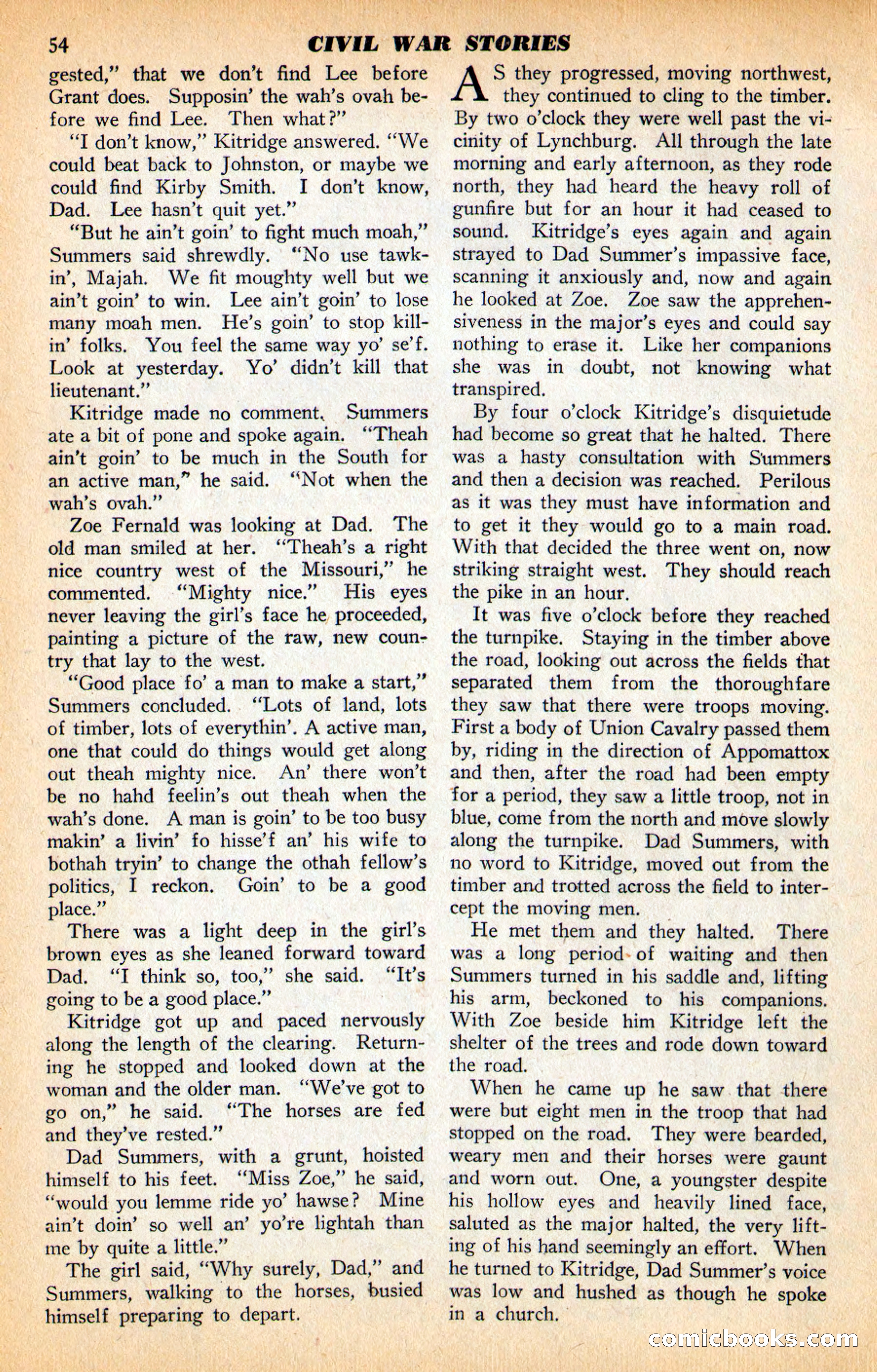 Civil War Stories, Vol. 1, No. 1 — page 56 of 132