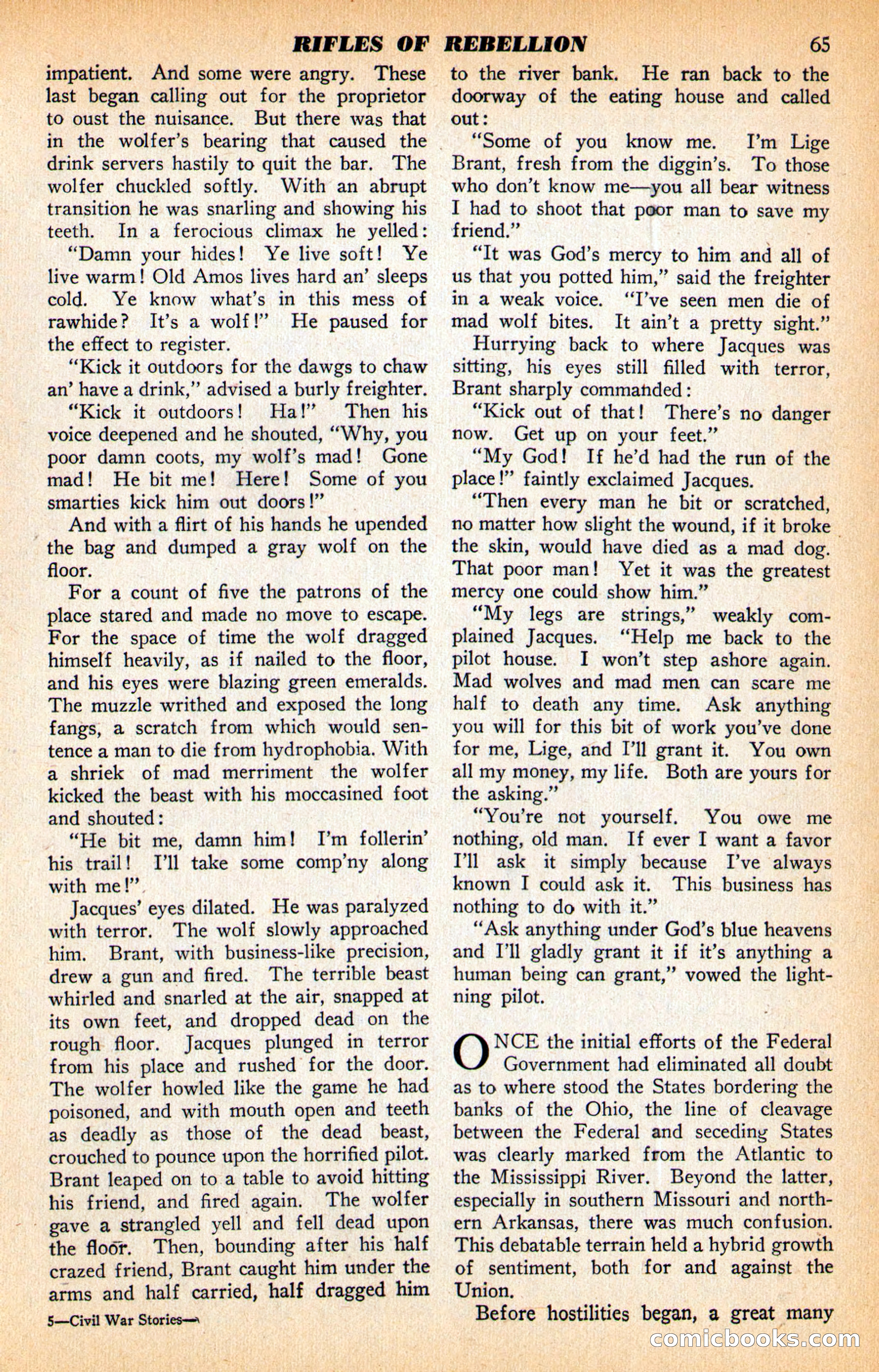 Civil War Stories, Vol. 1, No. 1 — page 67 of 132