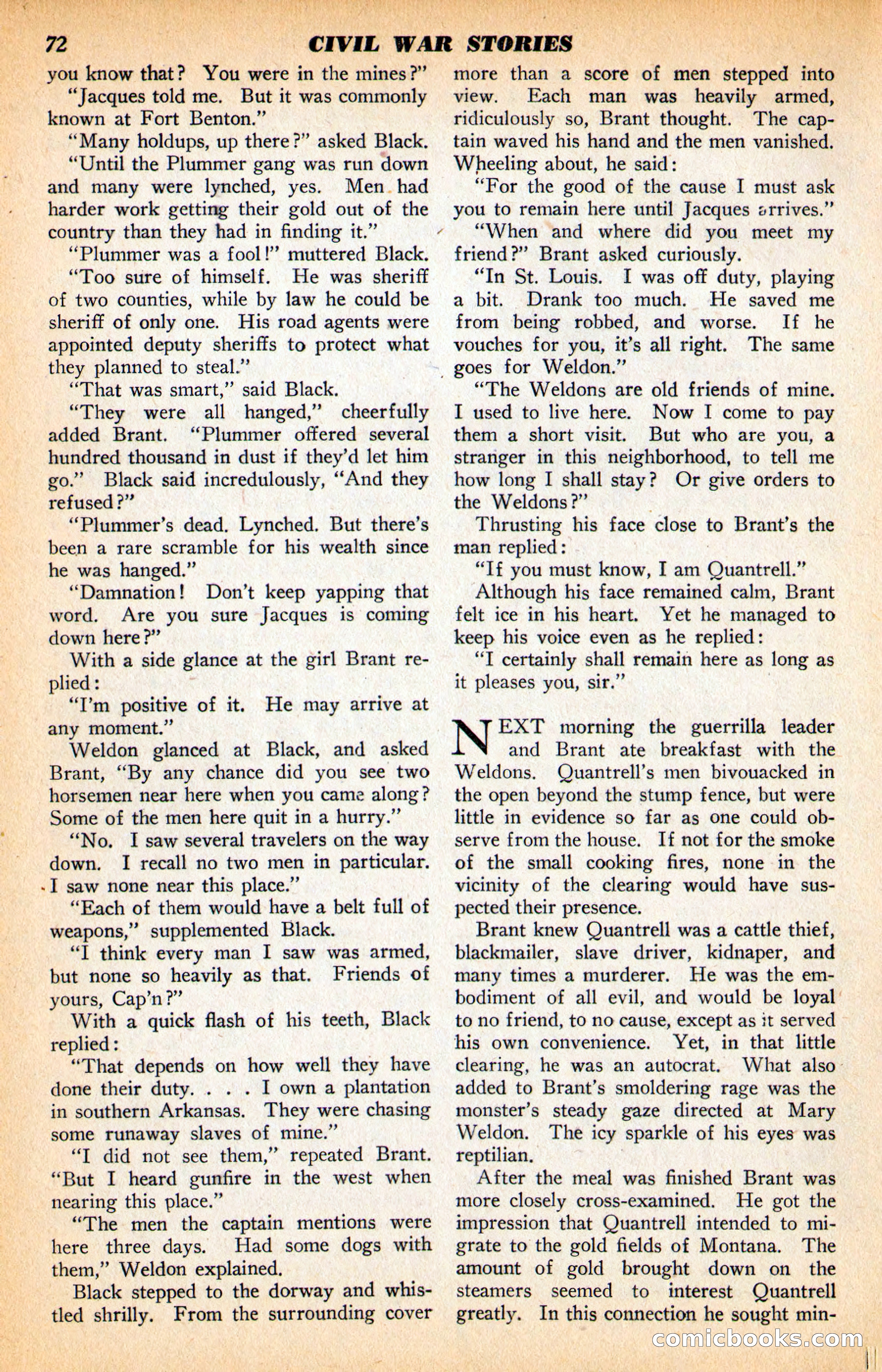 Civil War Stories, Vol. 1, No. 1 — page 74 of 132