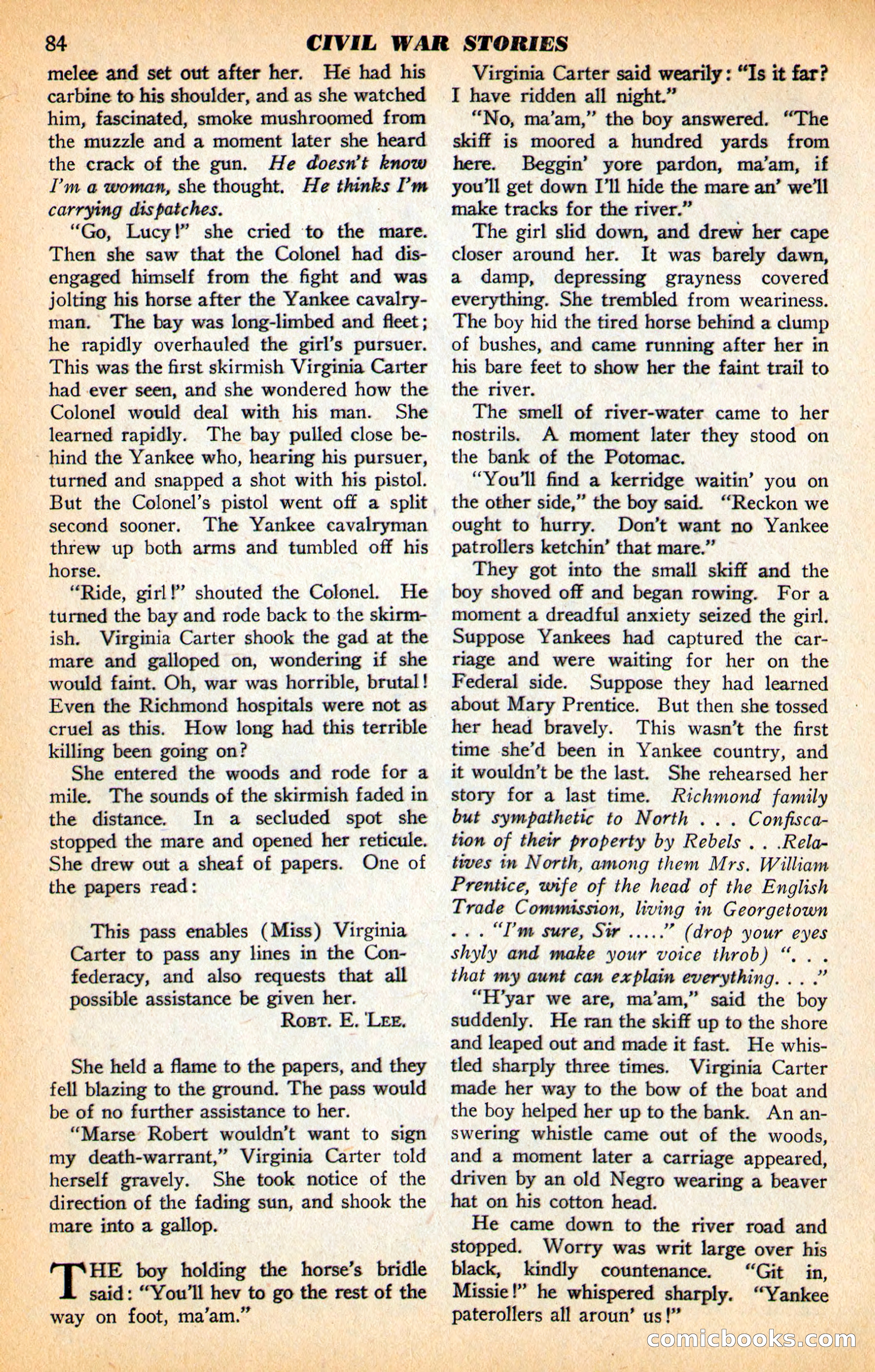 Civil War Stories, Vol. 1, No. 1 — page 86 of 132