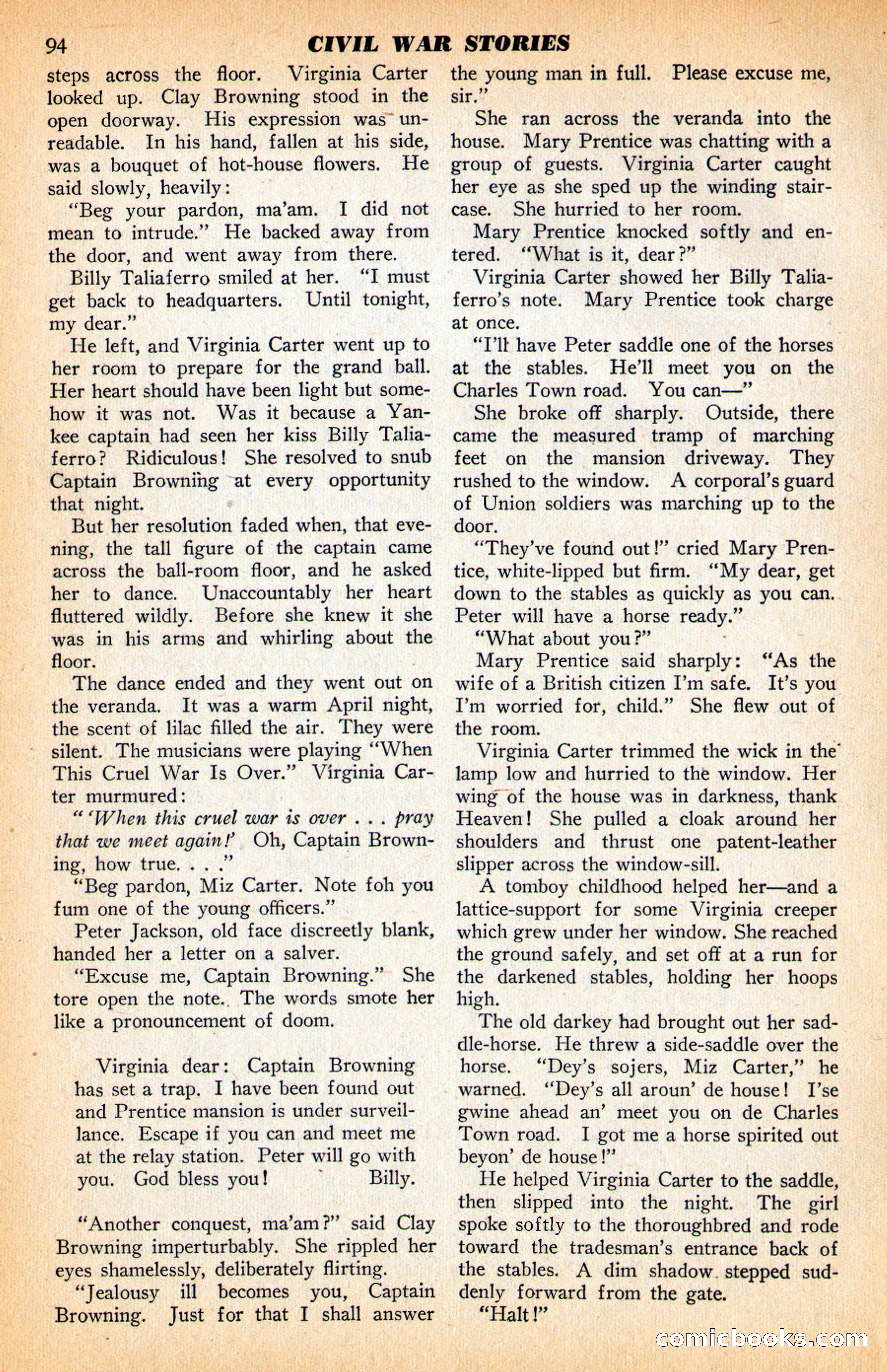 Civil War Stories, Vol. 1, No. 1 — page 96 of 132