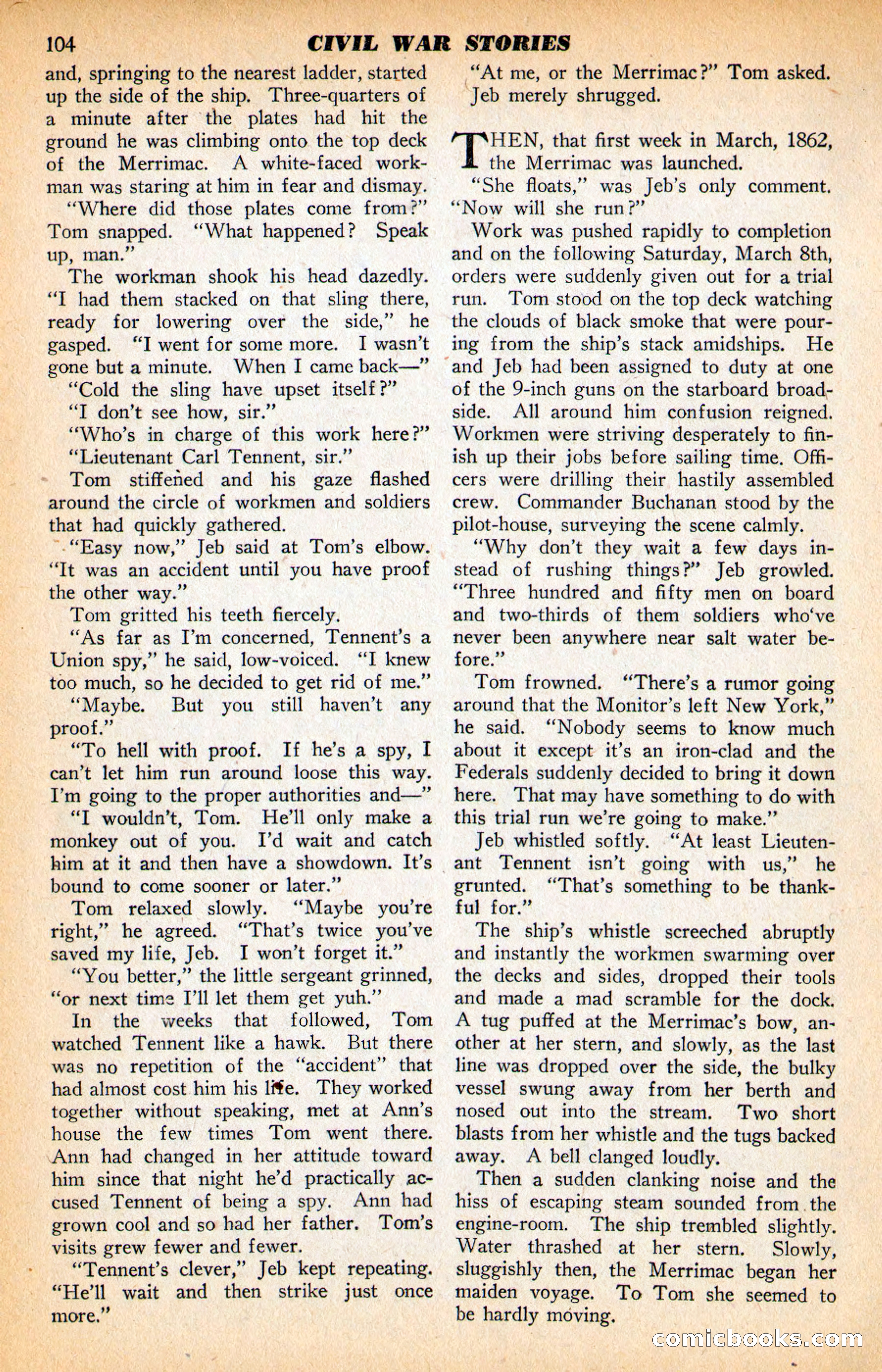 Civil War Stories, Vol. 1, No. 1 — page 106 of 132