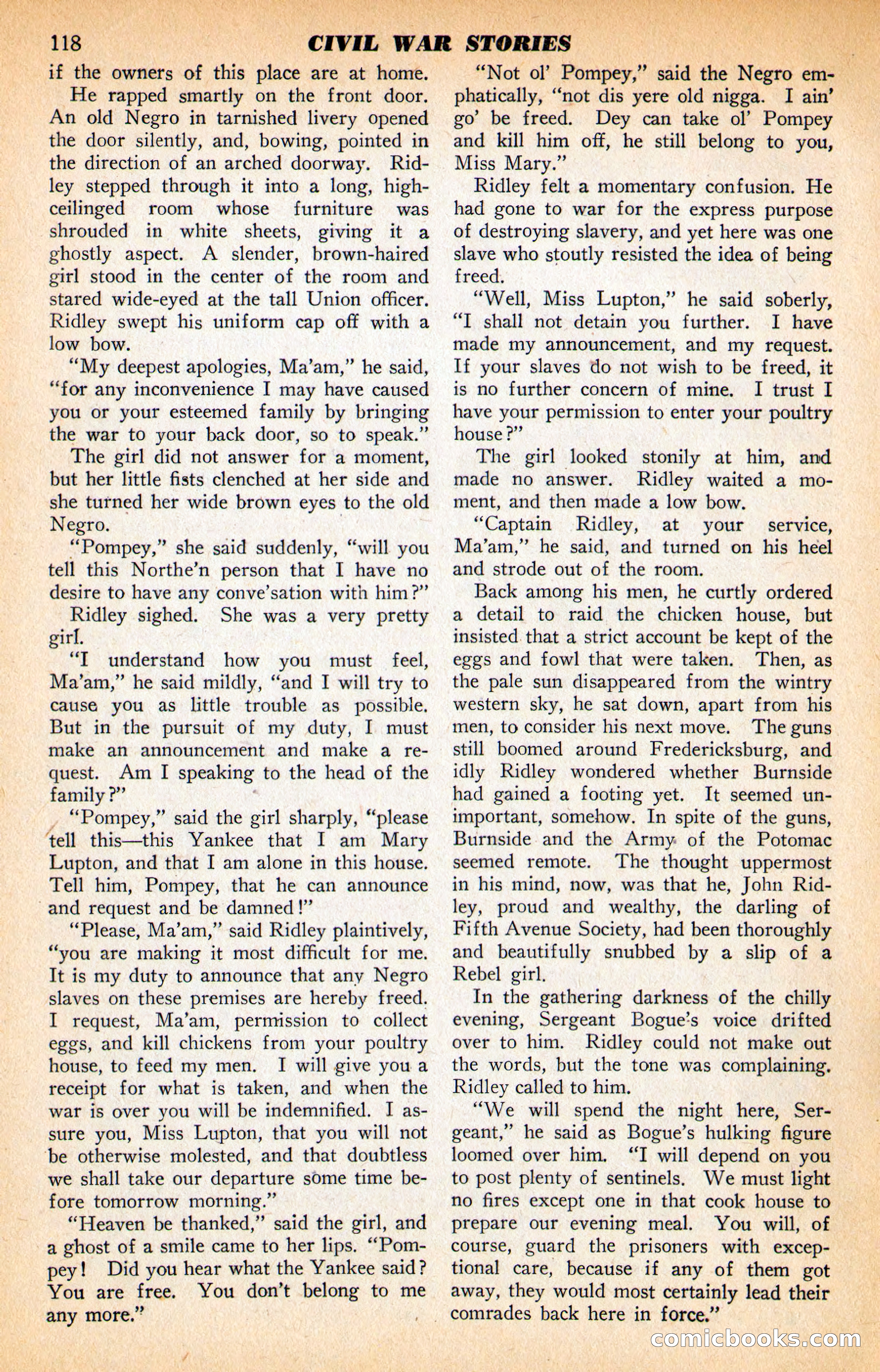 Civil War Stories, Vol. 1, No. 1 — page 120 of 132