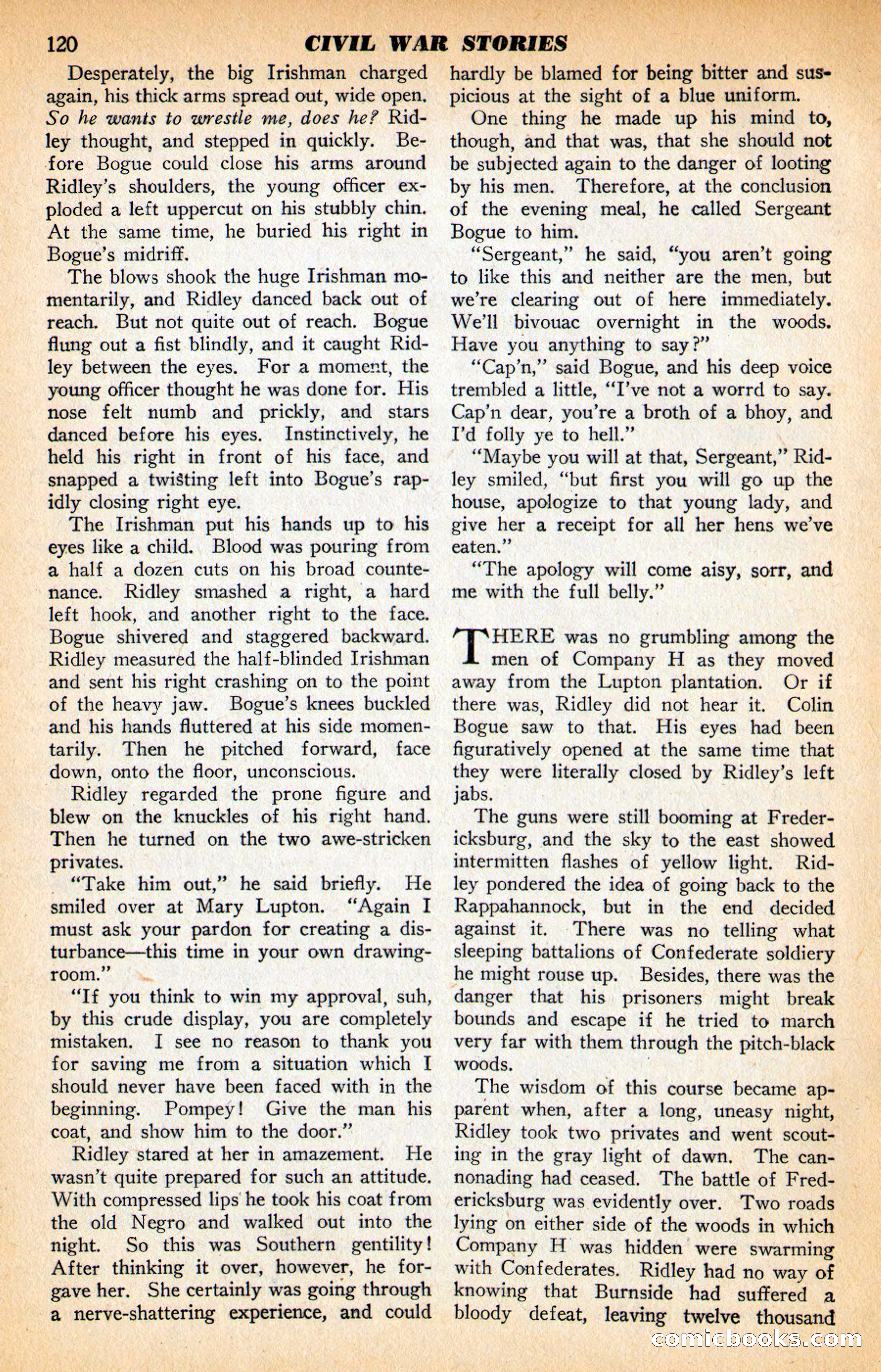 Civil War Stories, Vol. 1, No. 1 — page 122 of 132