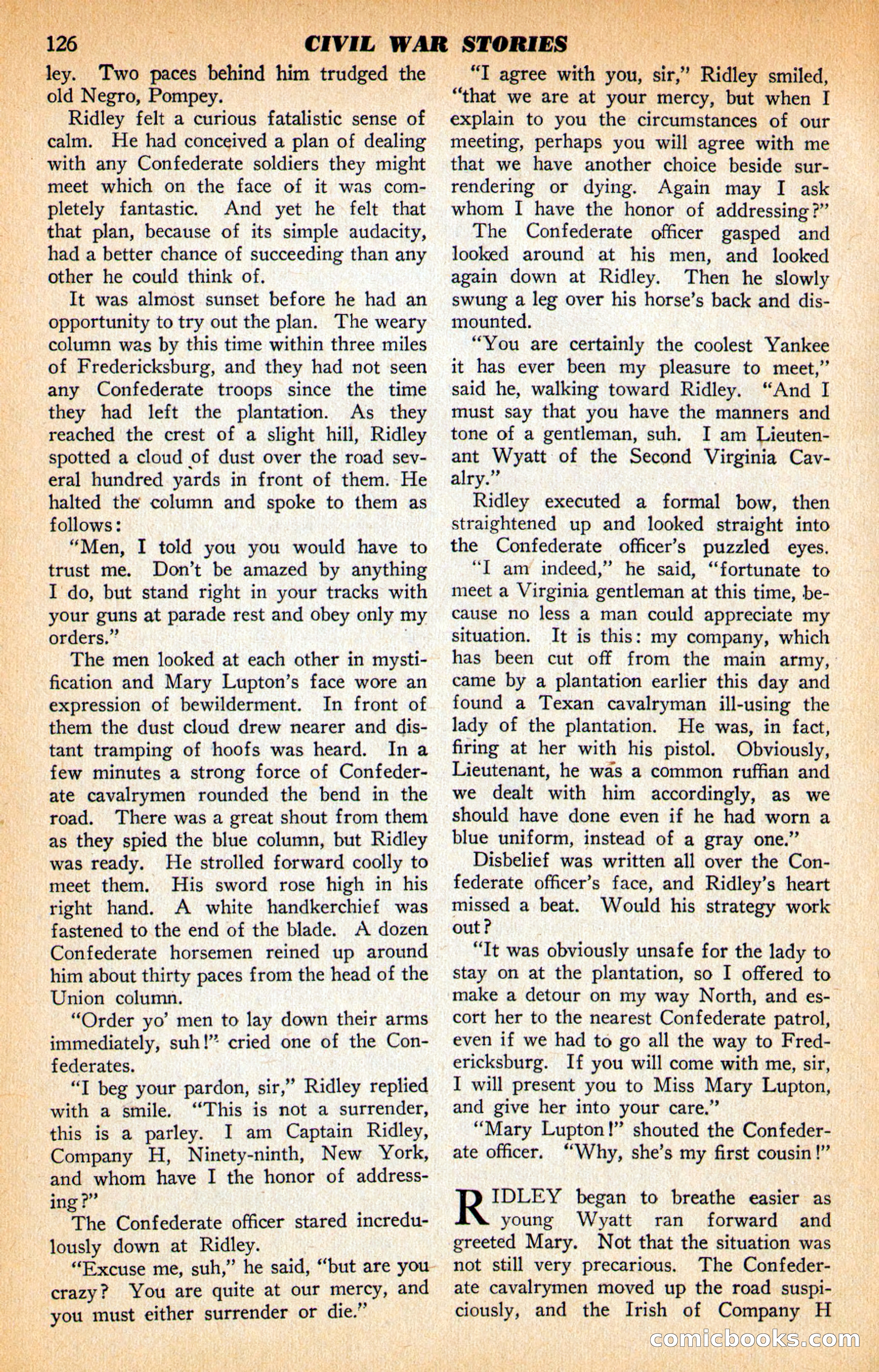 Civil War Stories, Vol. 1, No. 1 — page 128 of 132