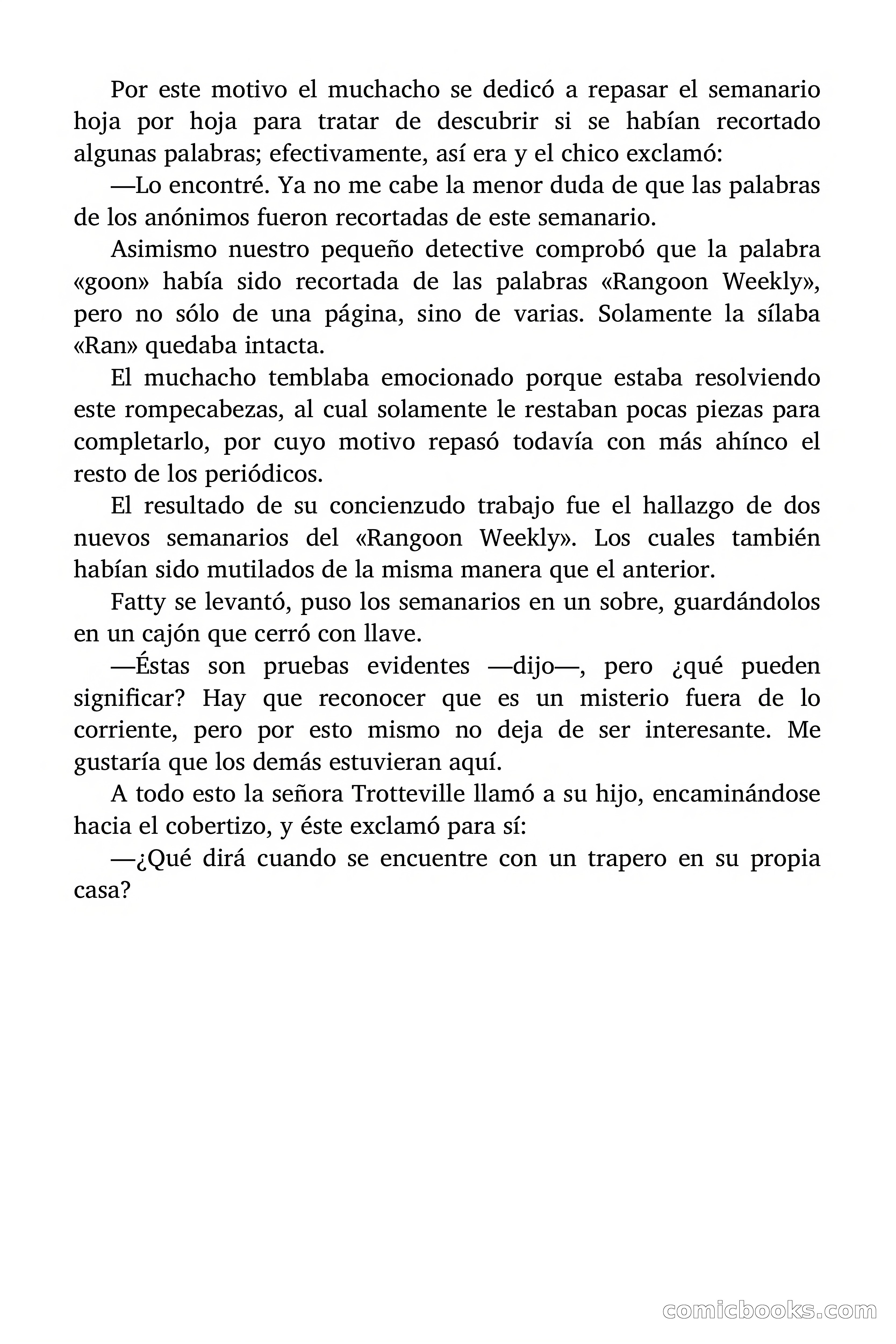 Misterio de los mensajes sorprendentes — page 135 of 175