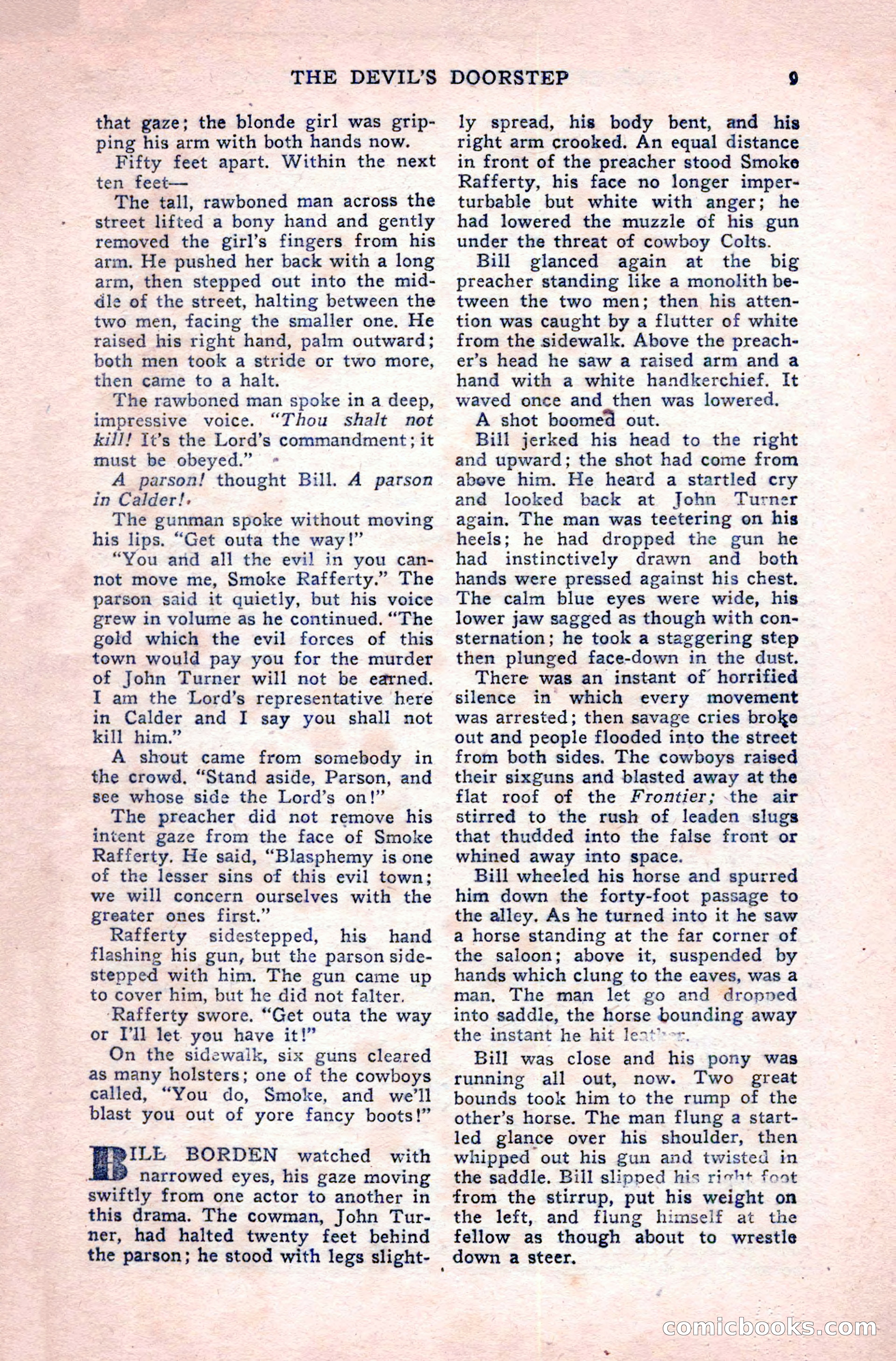 Complete Cowboy Novel Magazine — page 9 of 100