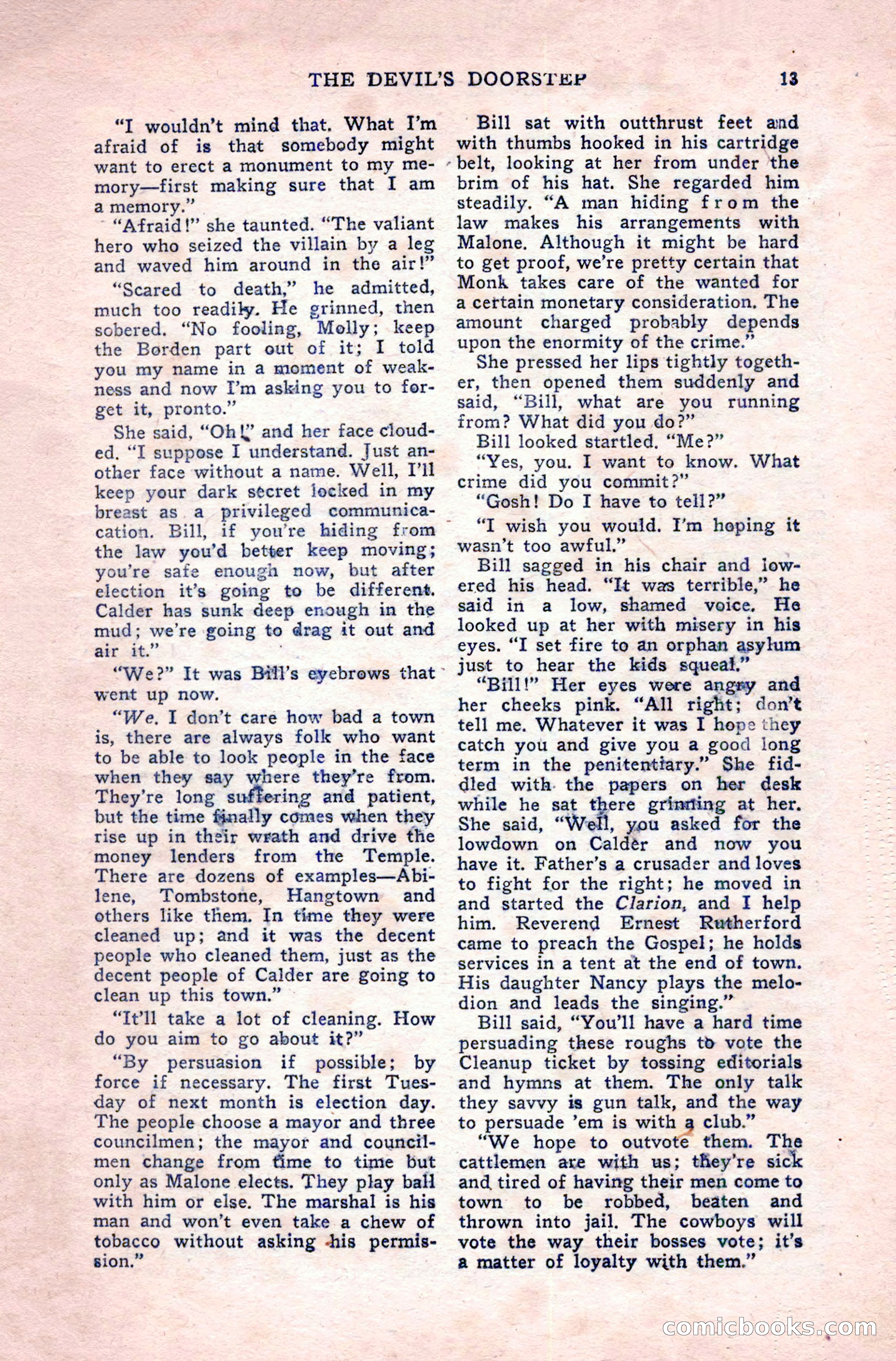 Complete Cowboy Novel Magazine — page 13 of 100