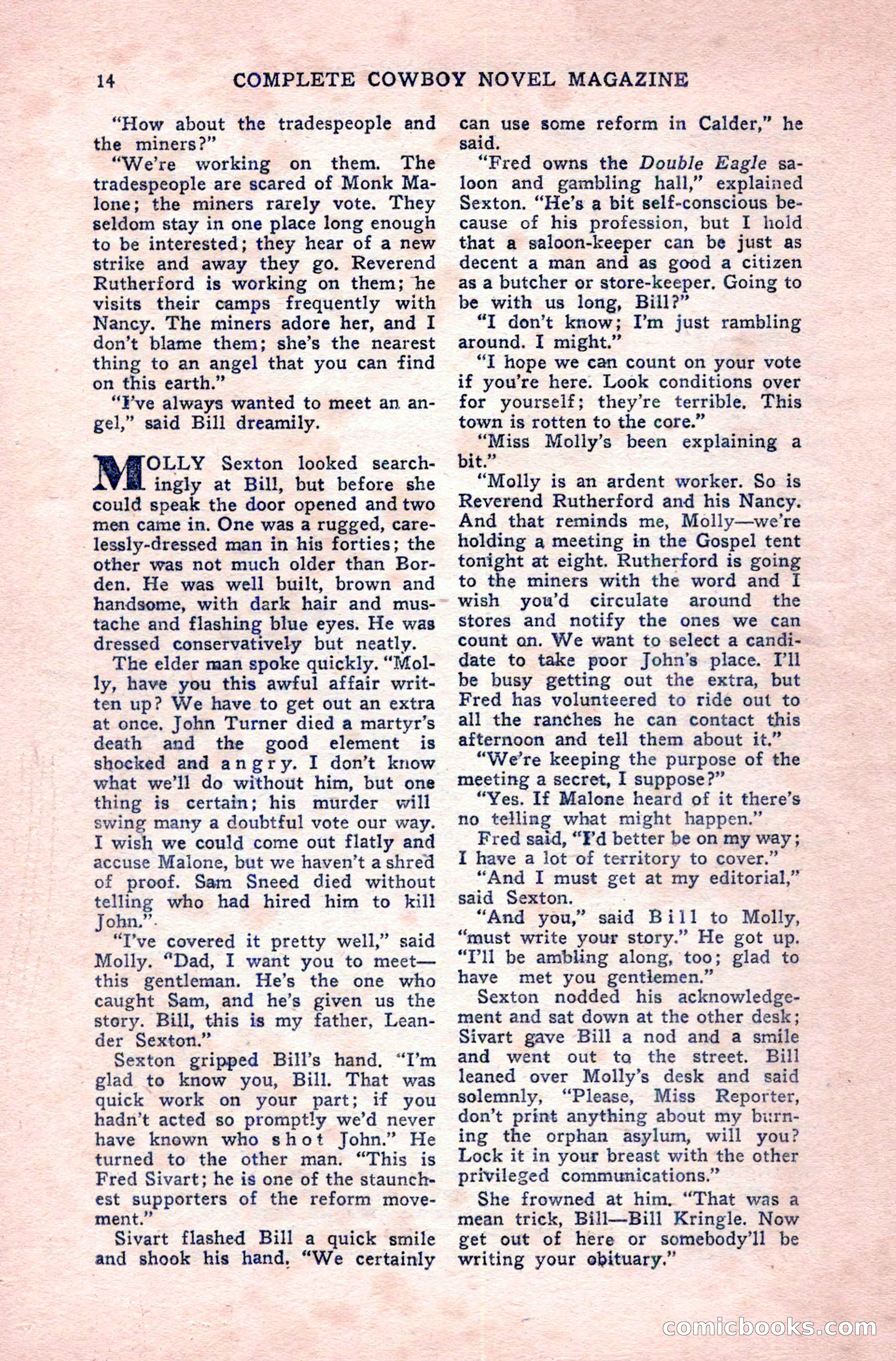 Complete Cowboy Novel Magazine — page 14 of 100