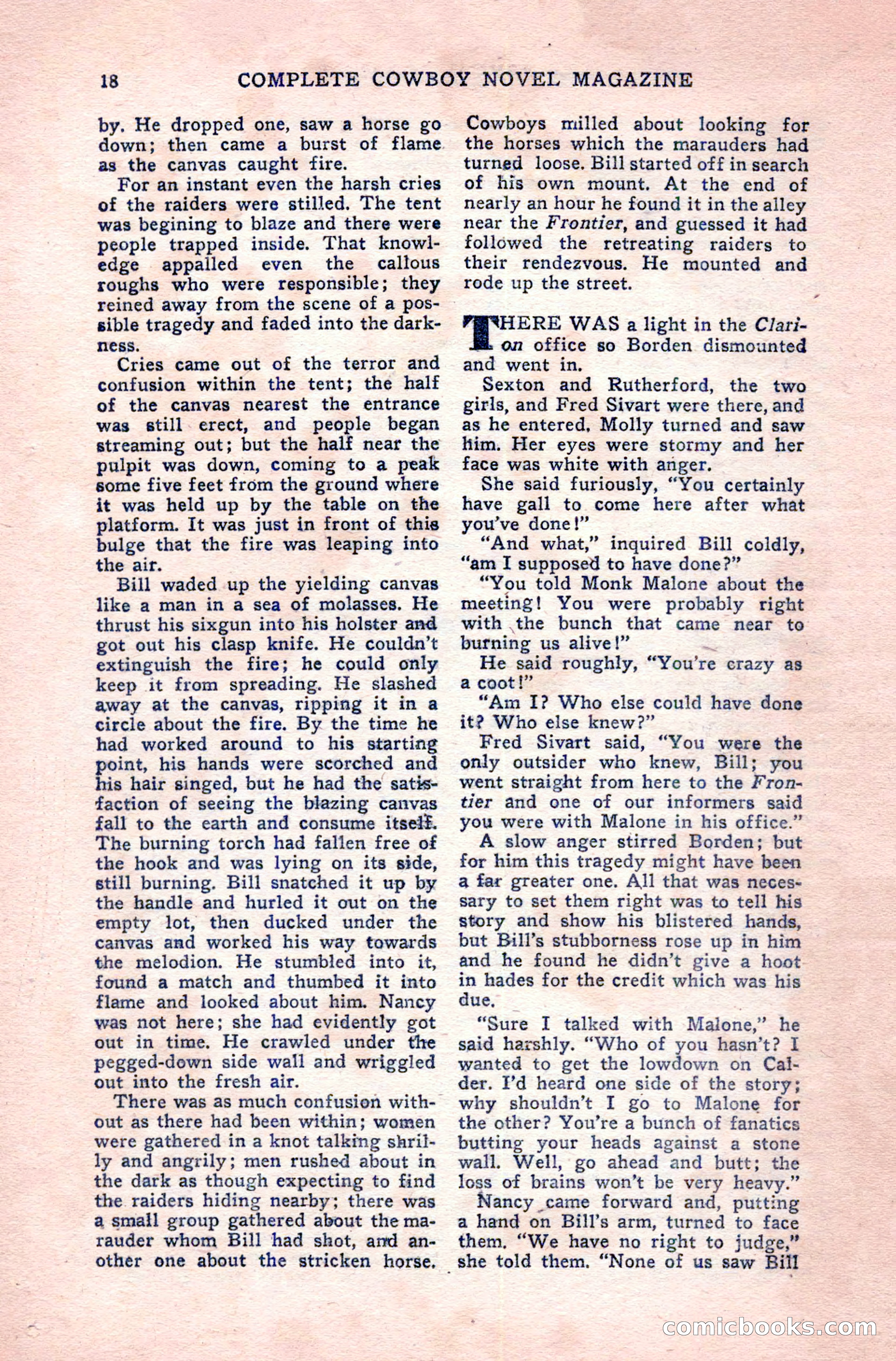 Complete Cowboy Novel Magazine — page 18 of 100