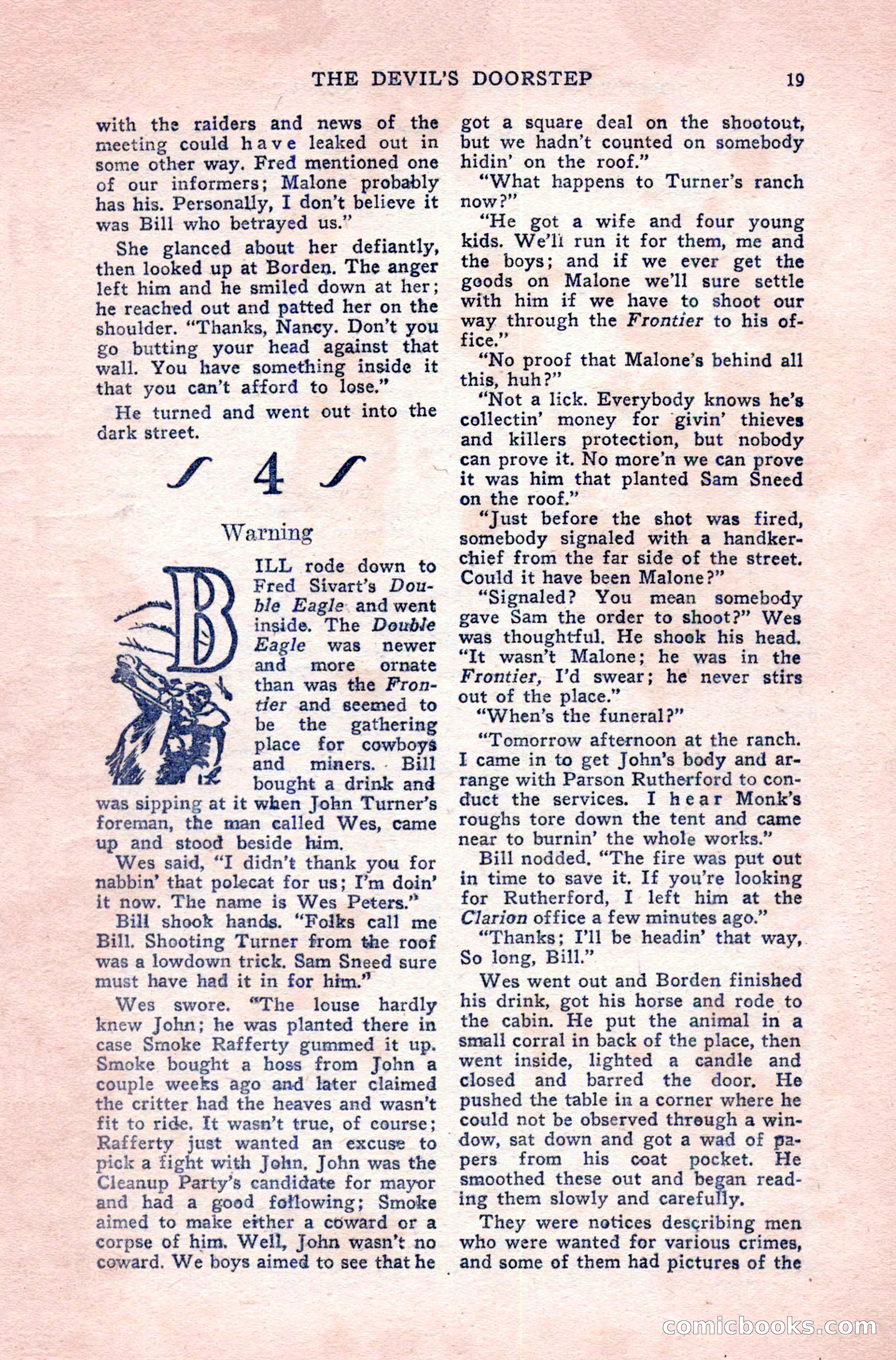 Complete Cowboy Novel Magazine — page 19 of 100