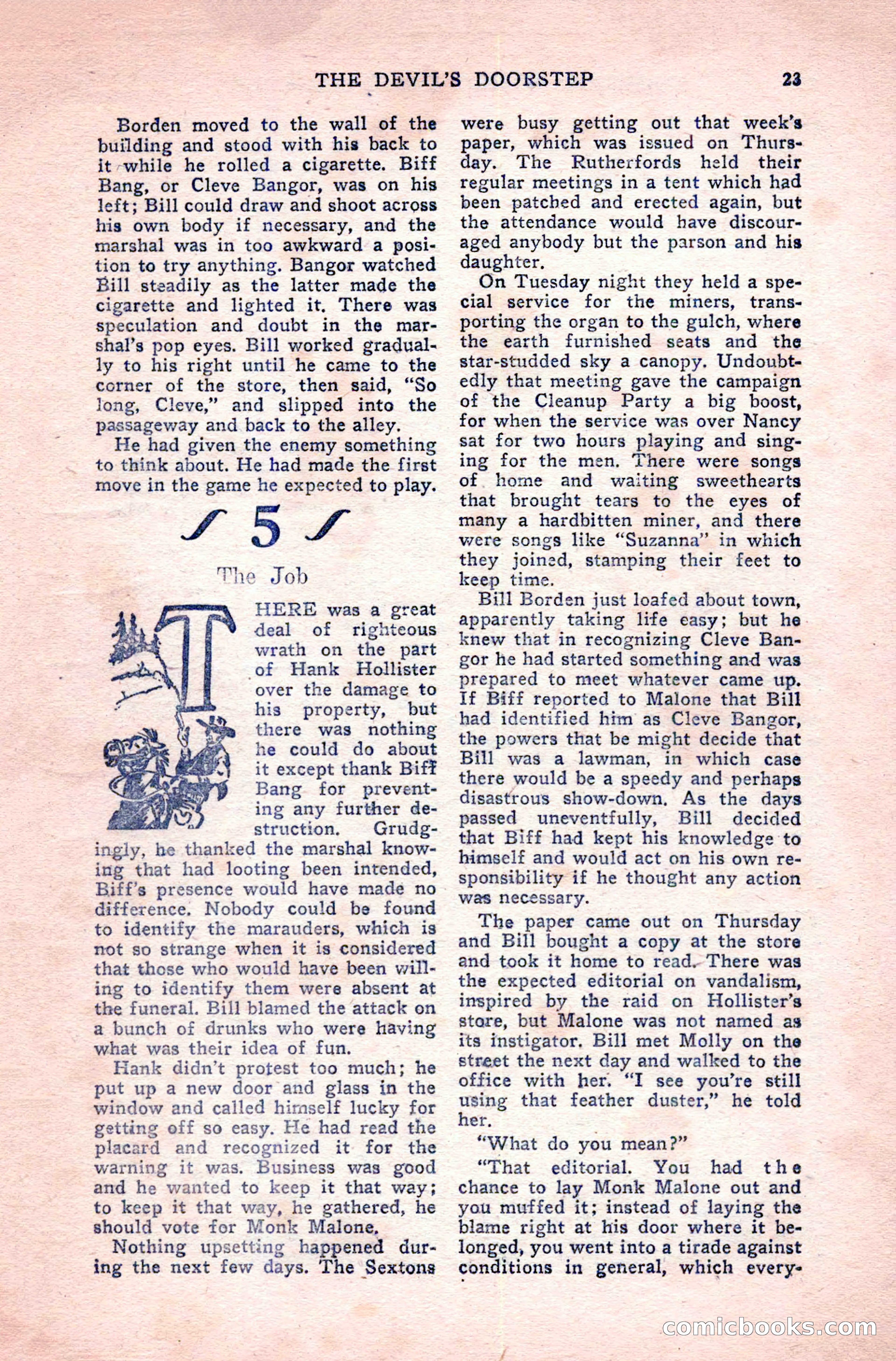 Complete Cowboy Novel Magazine — page 23 of 100