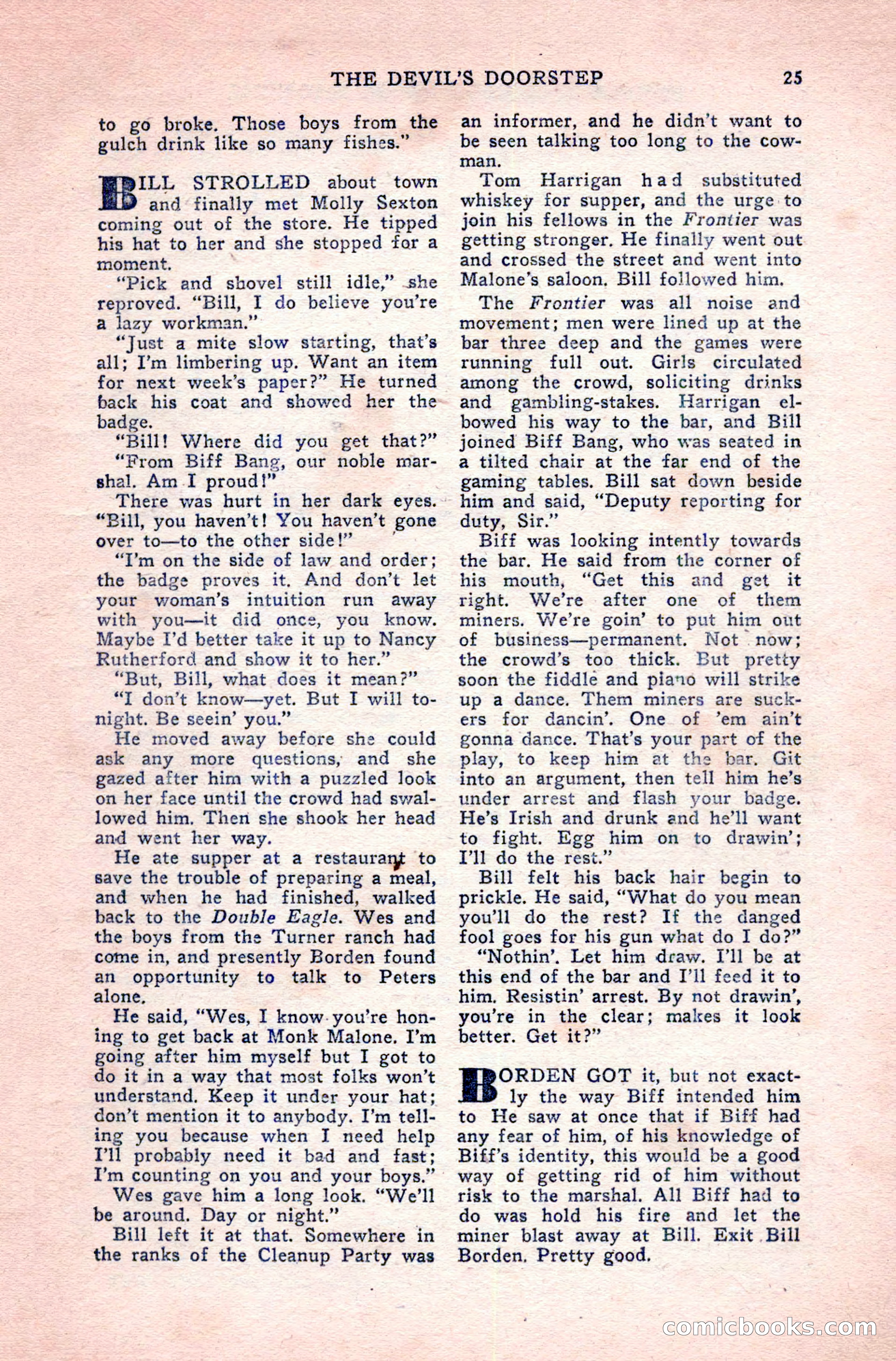 Complete Cowboy Novel Magazine — page 25 of 100