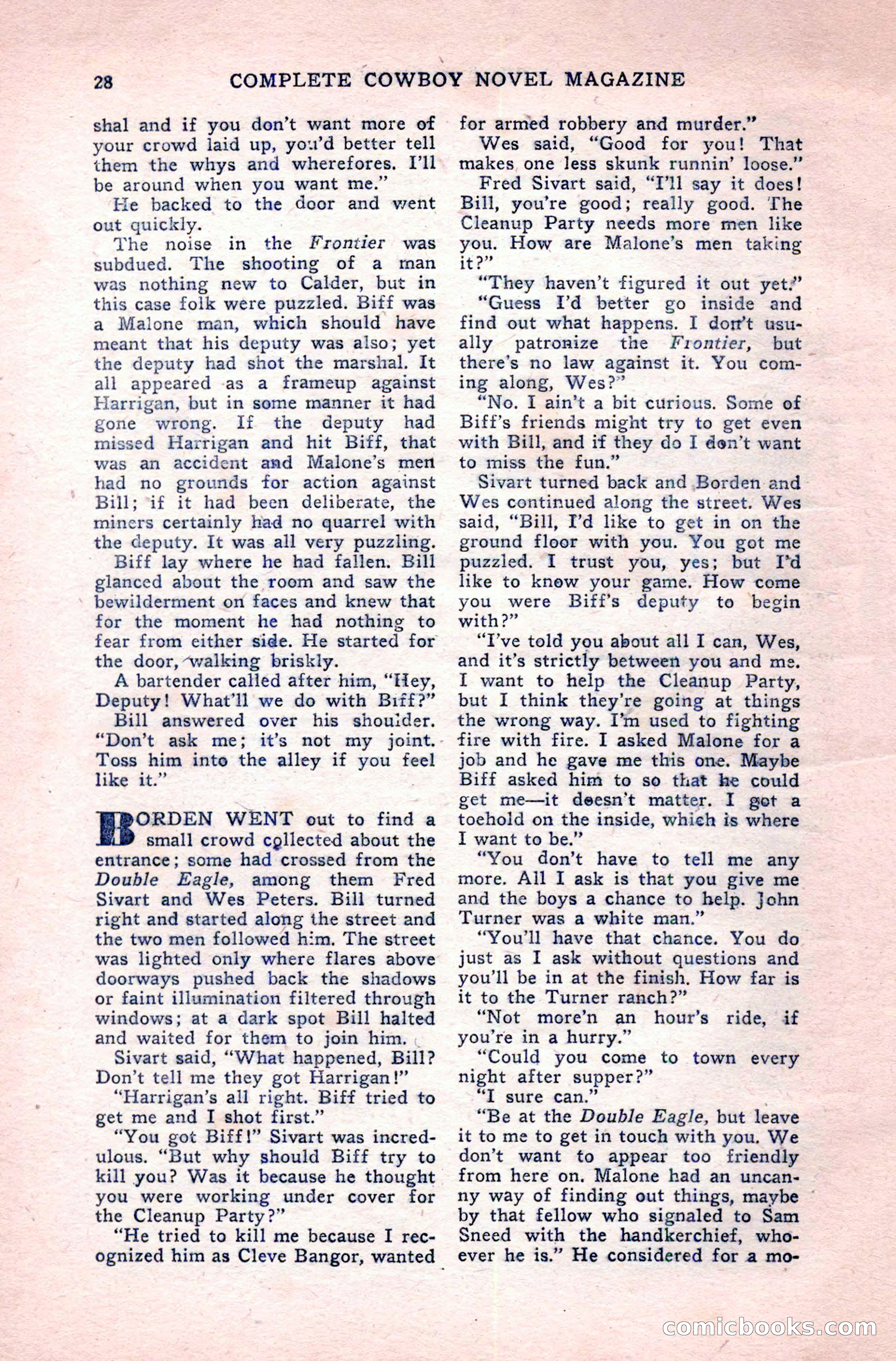 Complete Cowboy Novel Magazine — page 28 of 100