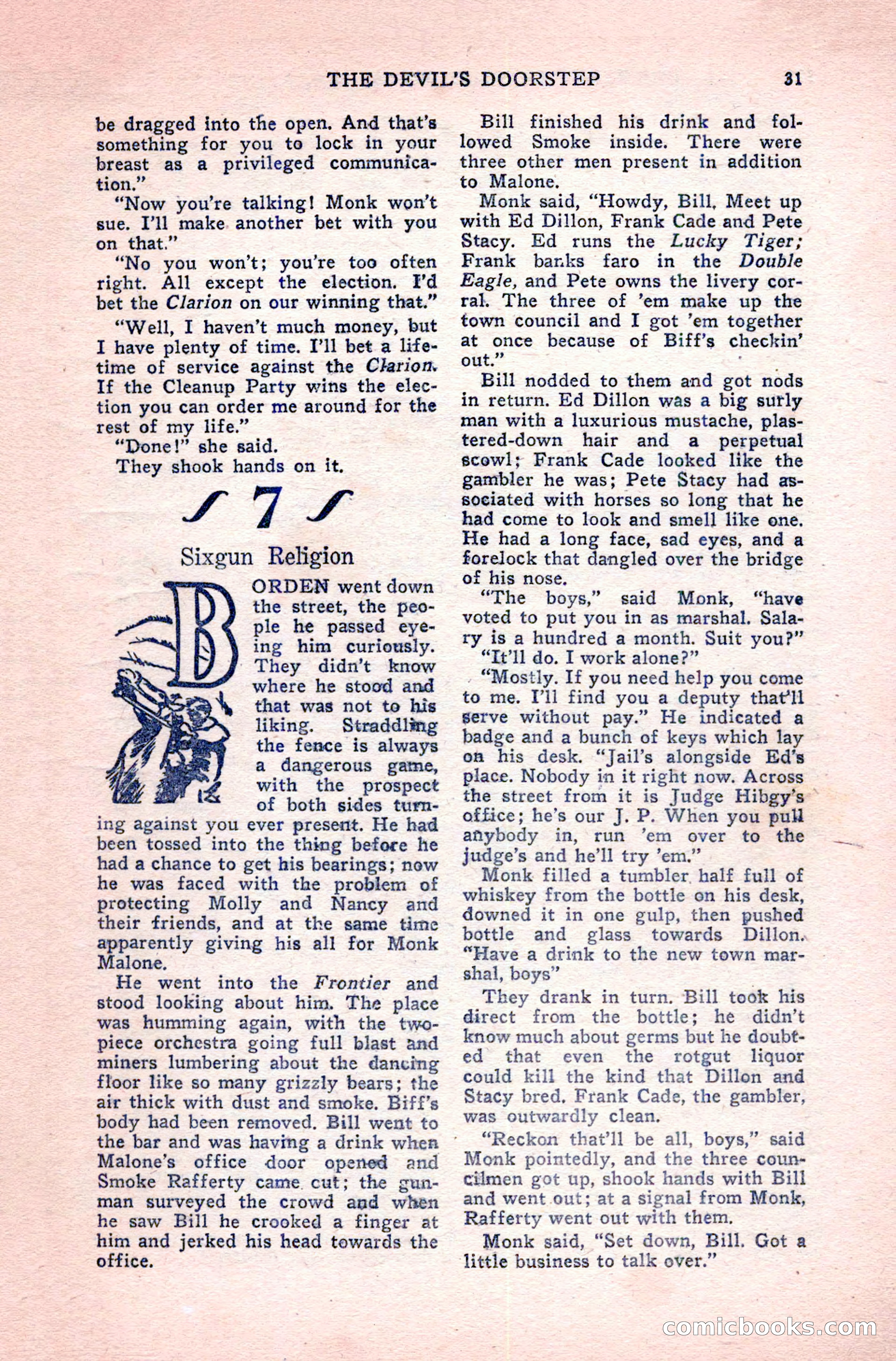 Complete Cowboy Novel Magazine — page 31 of 100