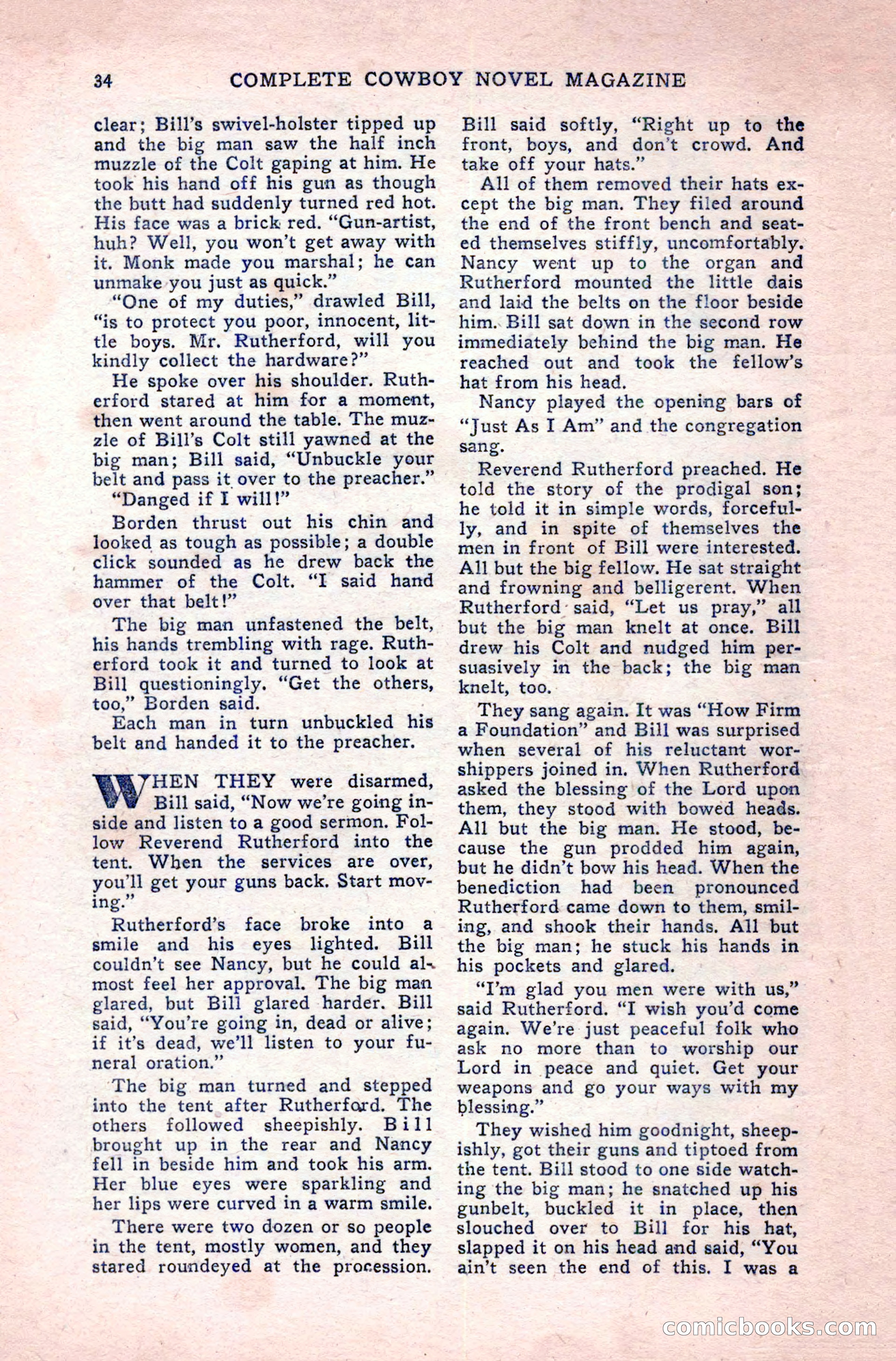 Complete Cowboy Novel Magazine — page 34 of 100