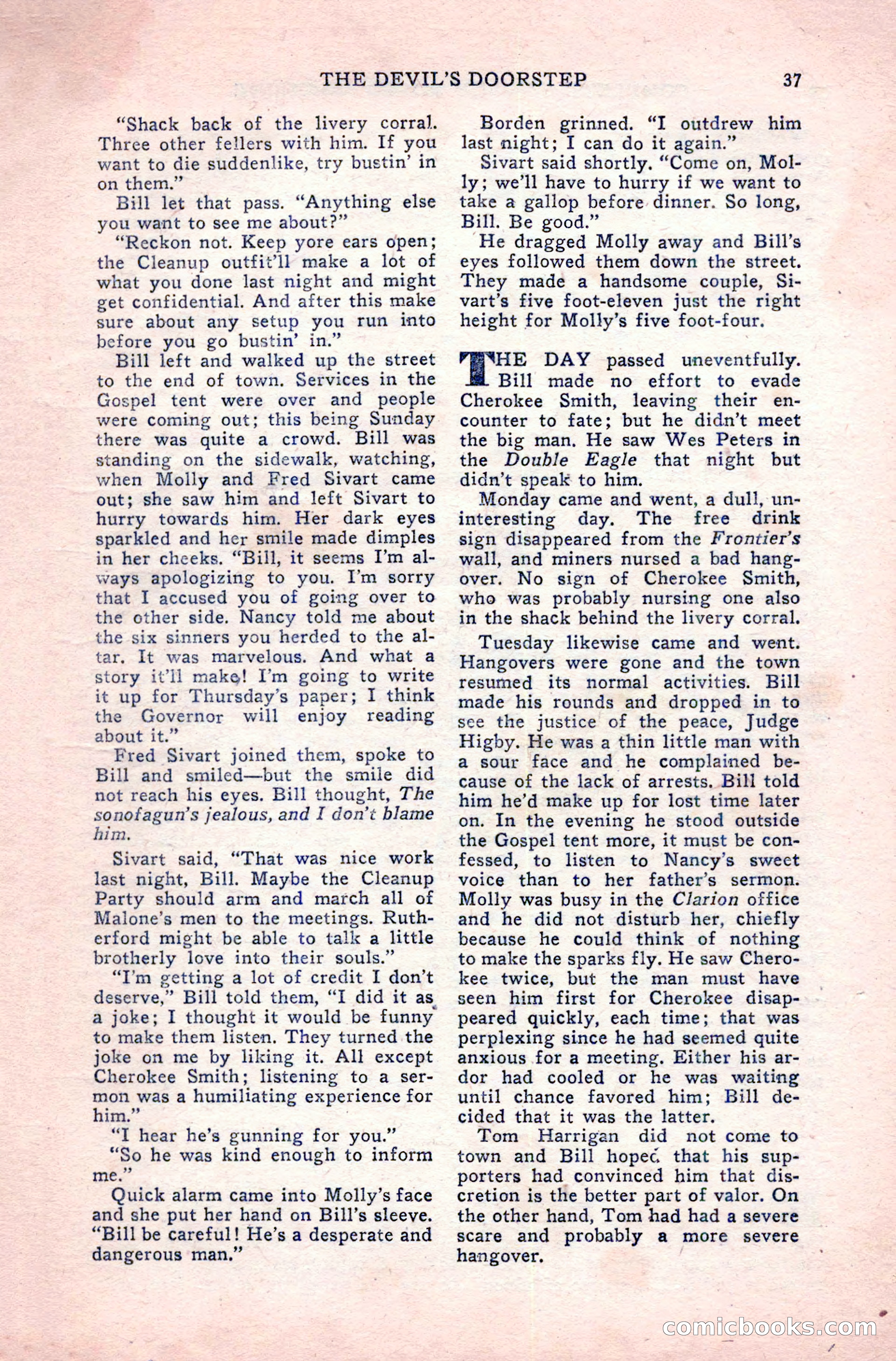 Complete Cowboy Novel Magazine — page 37 of 100