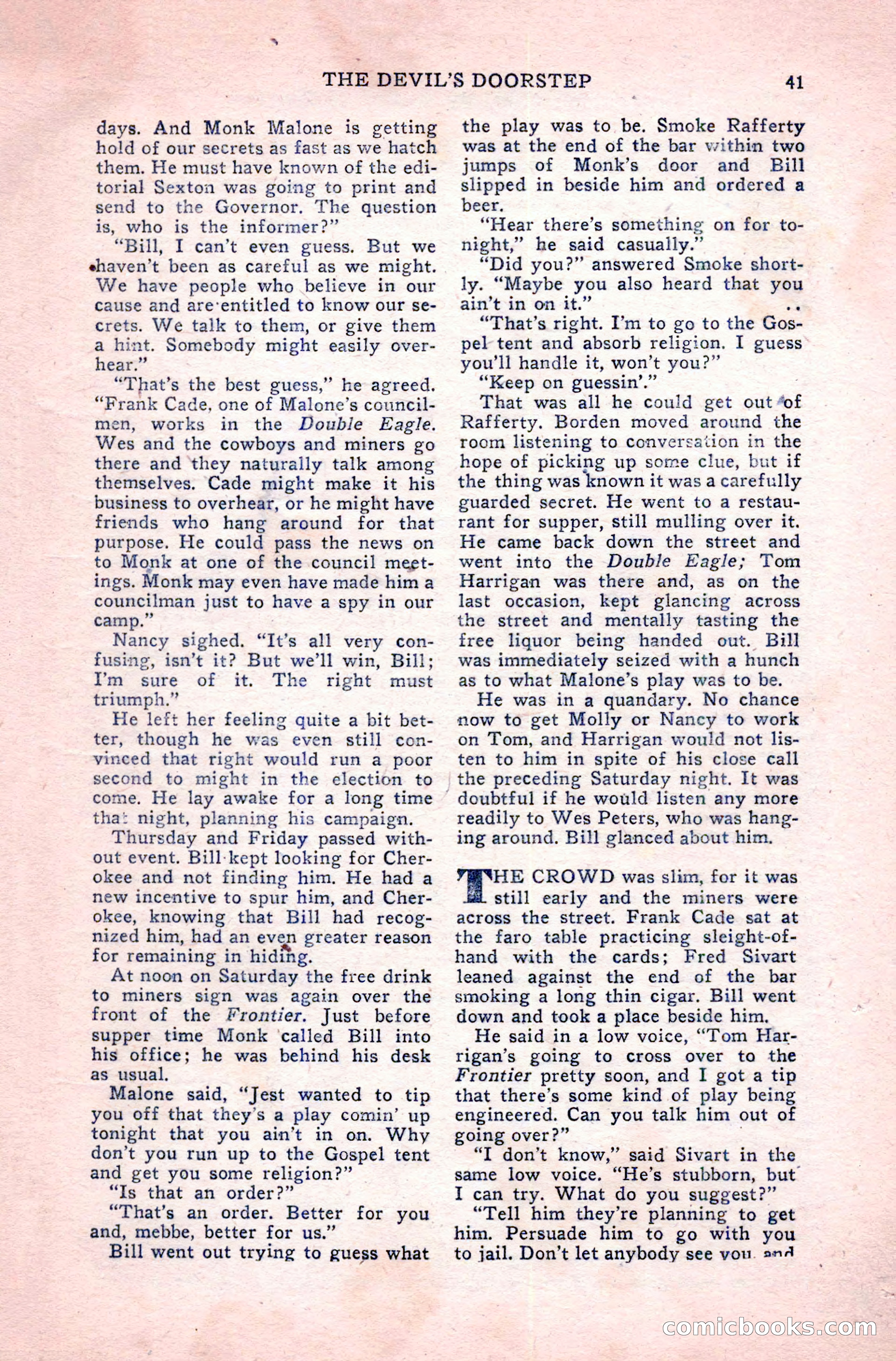 Complete Cowboy Novel Magazine — page 41 of 100
