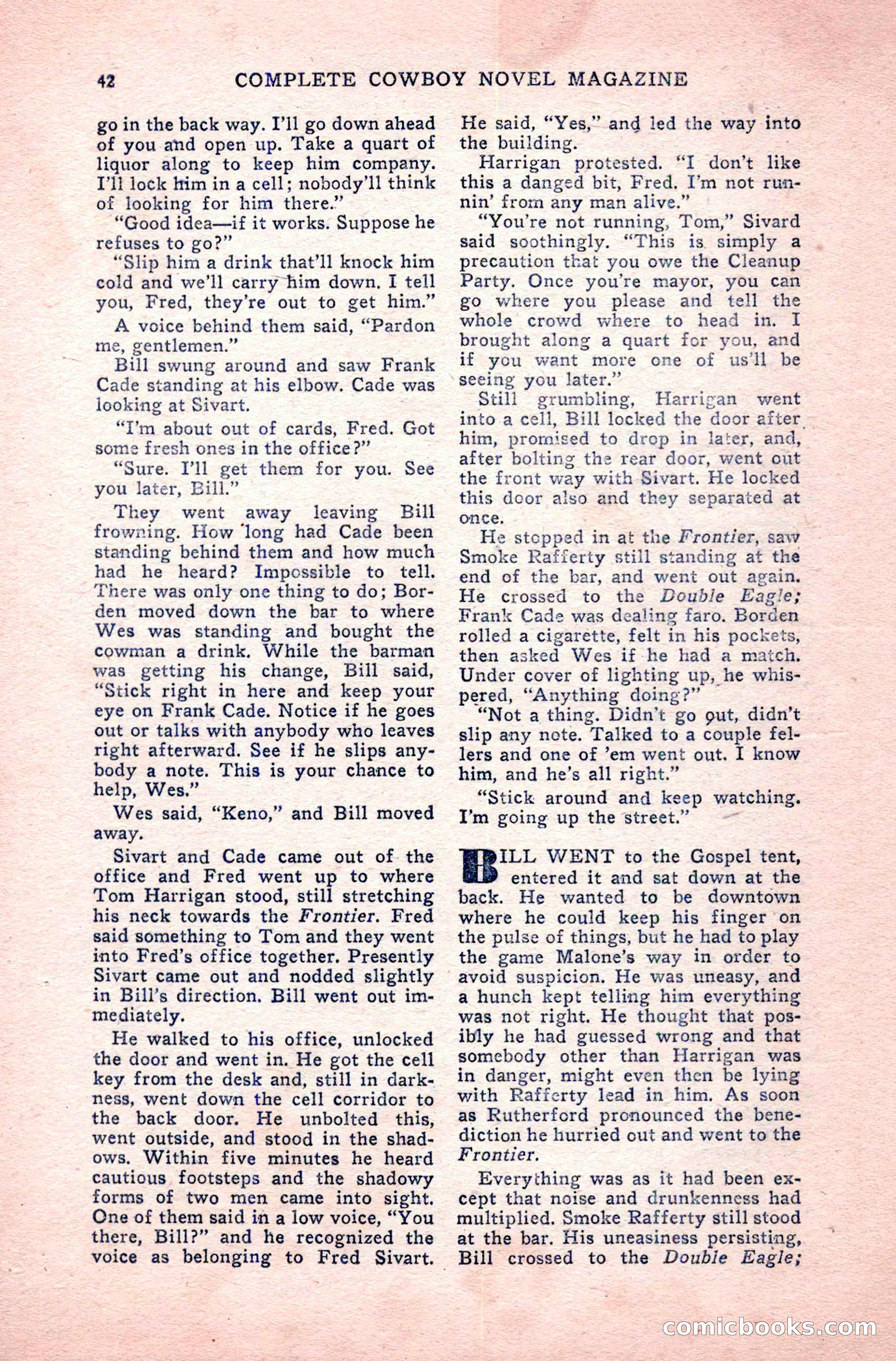 Complete Cowboy Novel Magazine — page 42 of 100