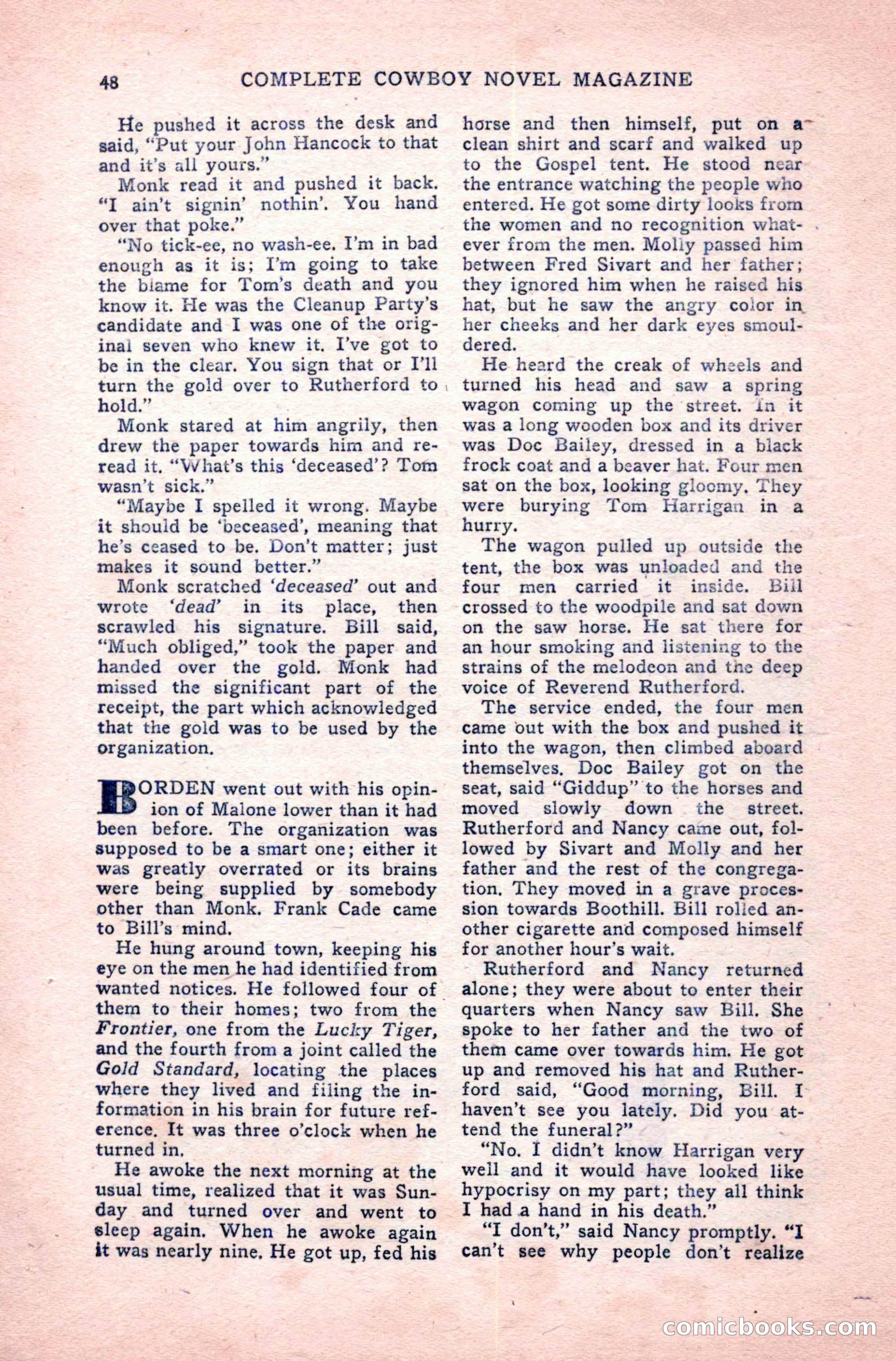 Complete Cowboy Novel Magazine — page 48 of 100