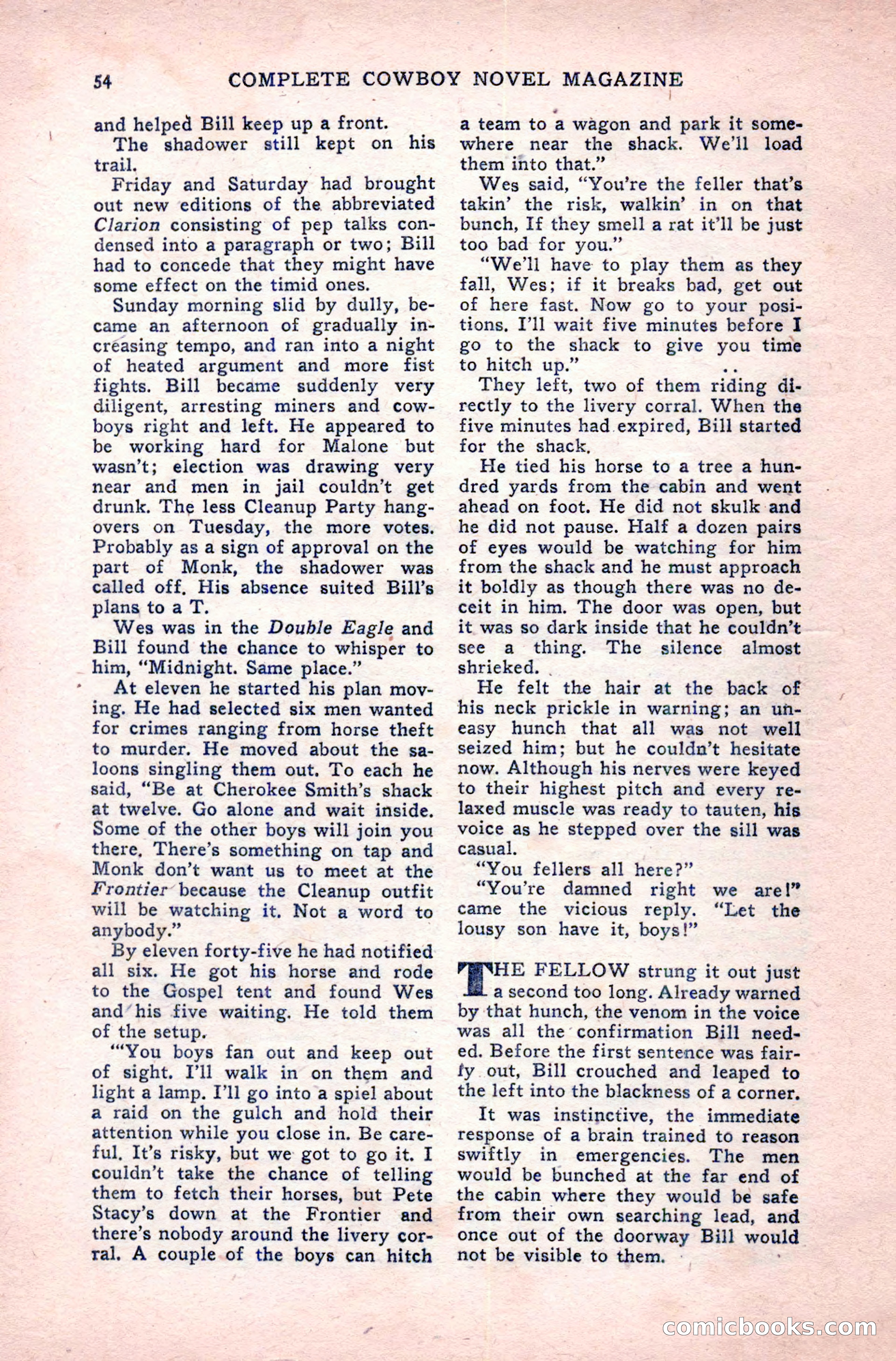 Complete Cowboy Novel Magazine — page 54 of 100