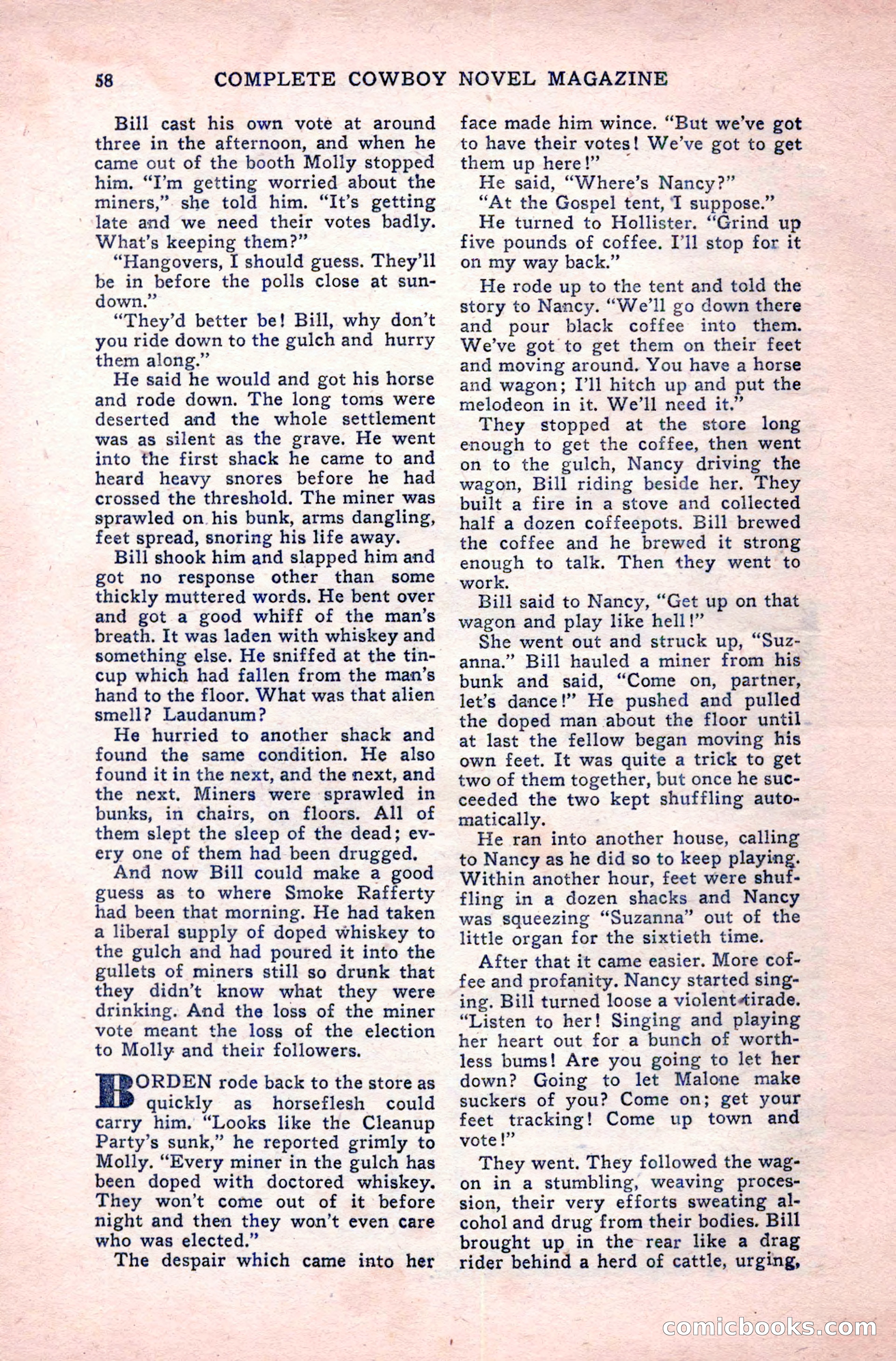 Complete Cowboy Novel Magazine — page 58 of 100