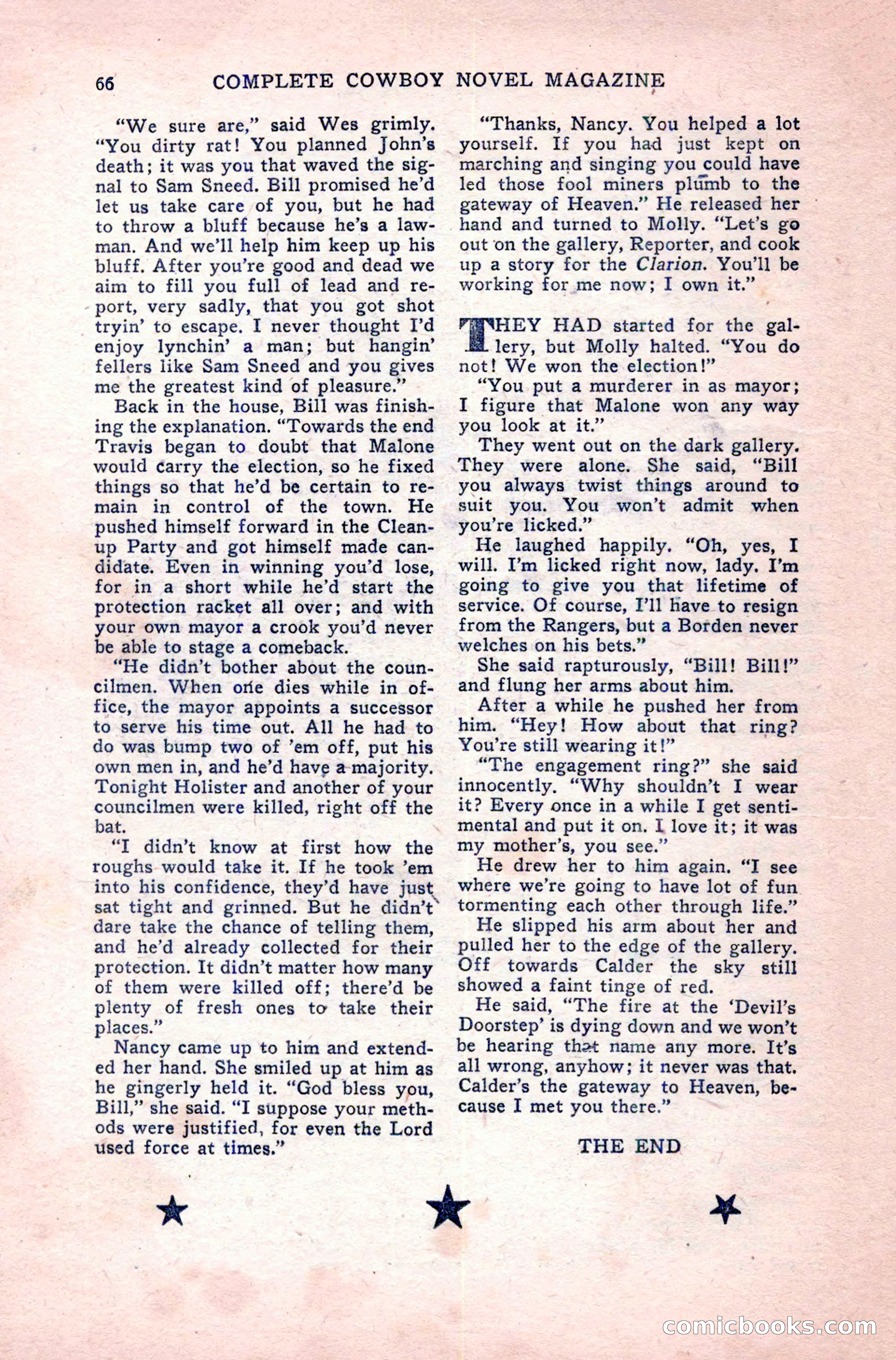 Complete Cowboy Novel Magazine — page 66 of 100