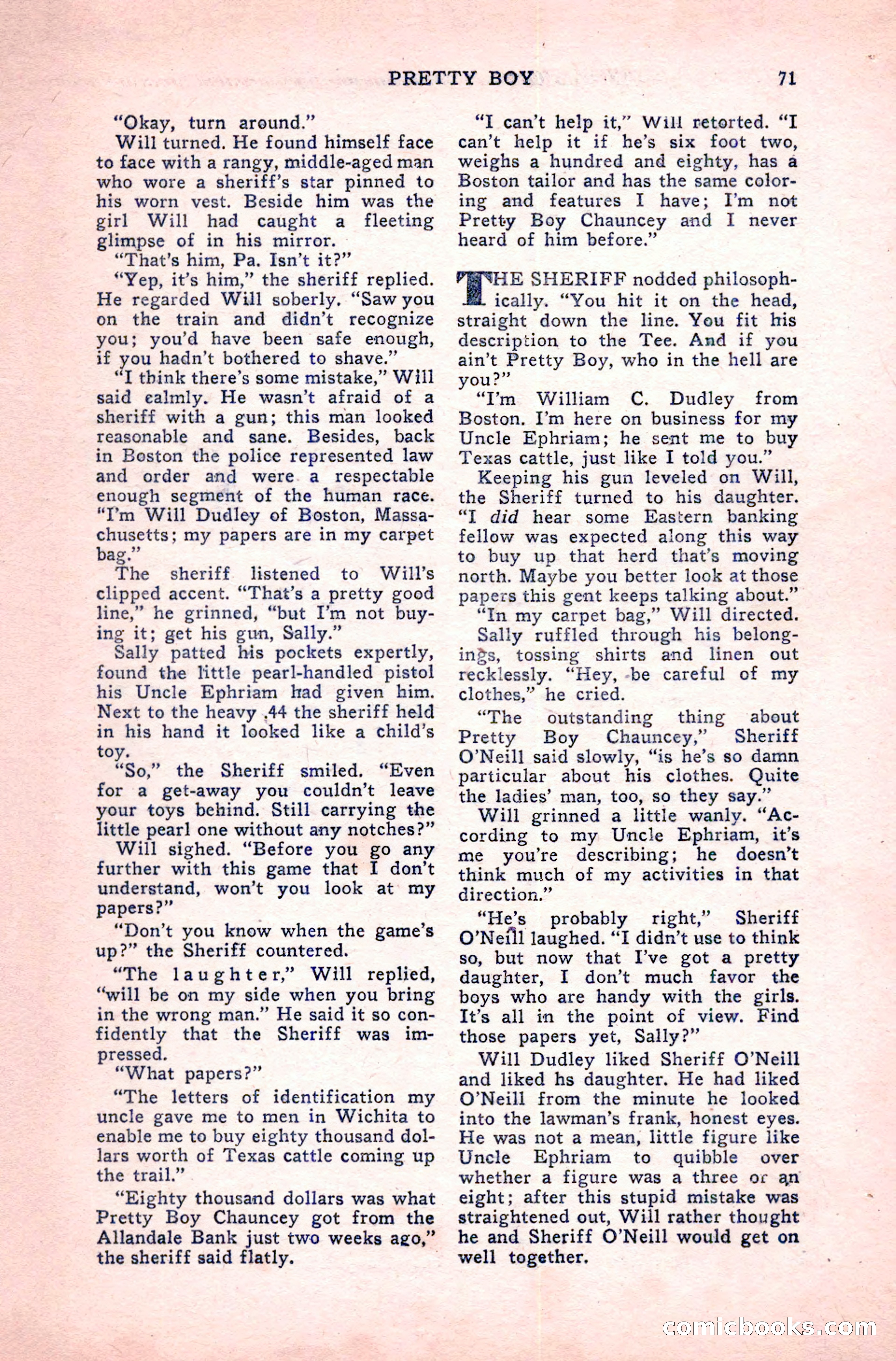 Complete Cowboy Novel Magazine — page 71 of 100