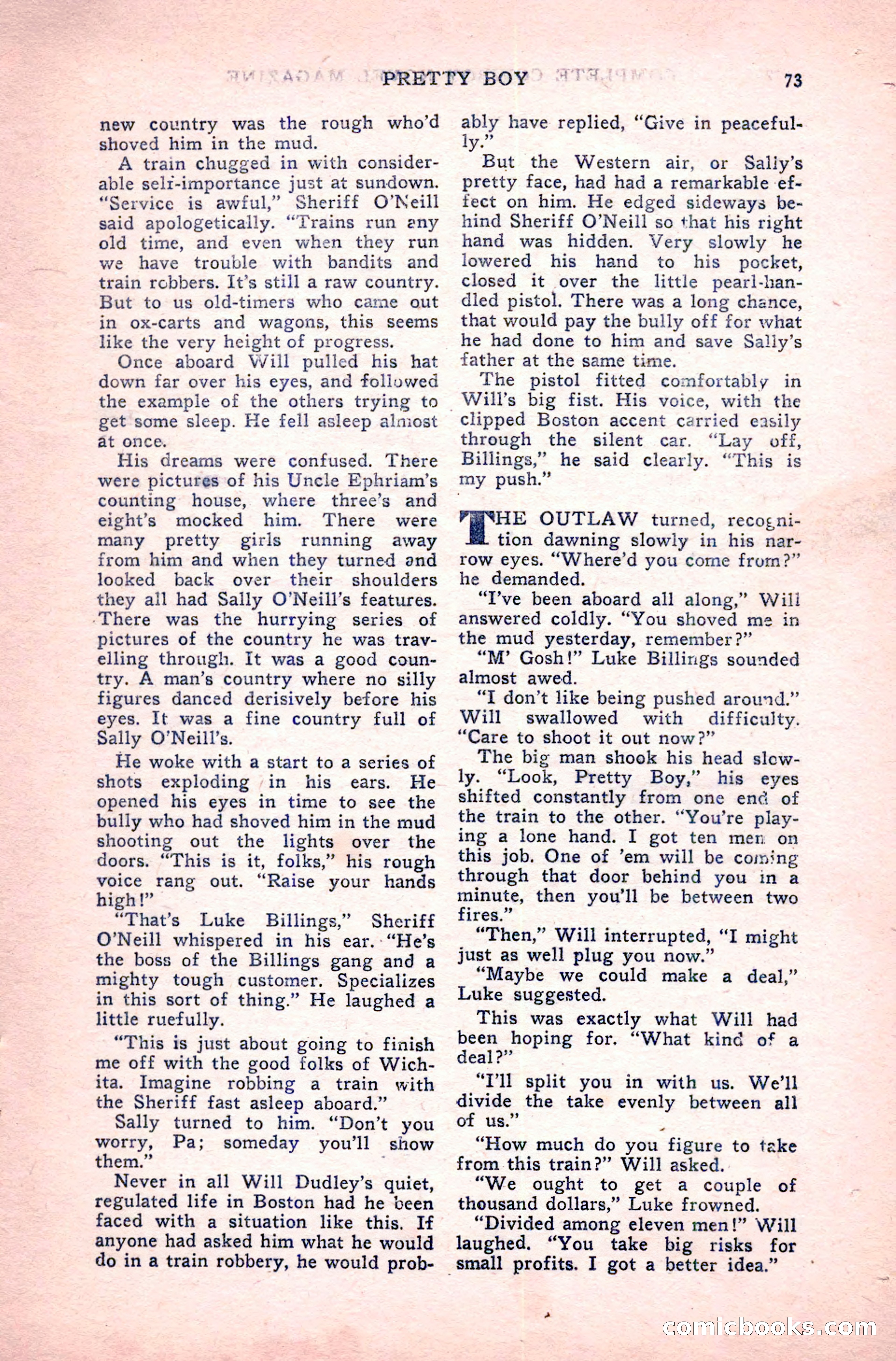 Complete Cowboy Novel Magazine — page 73 of 100