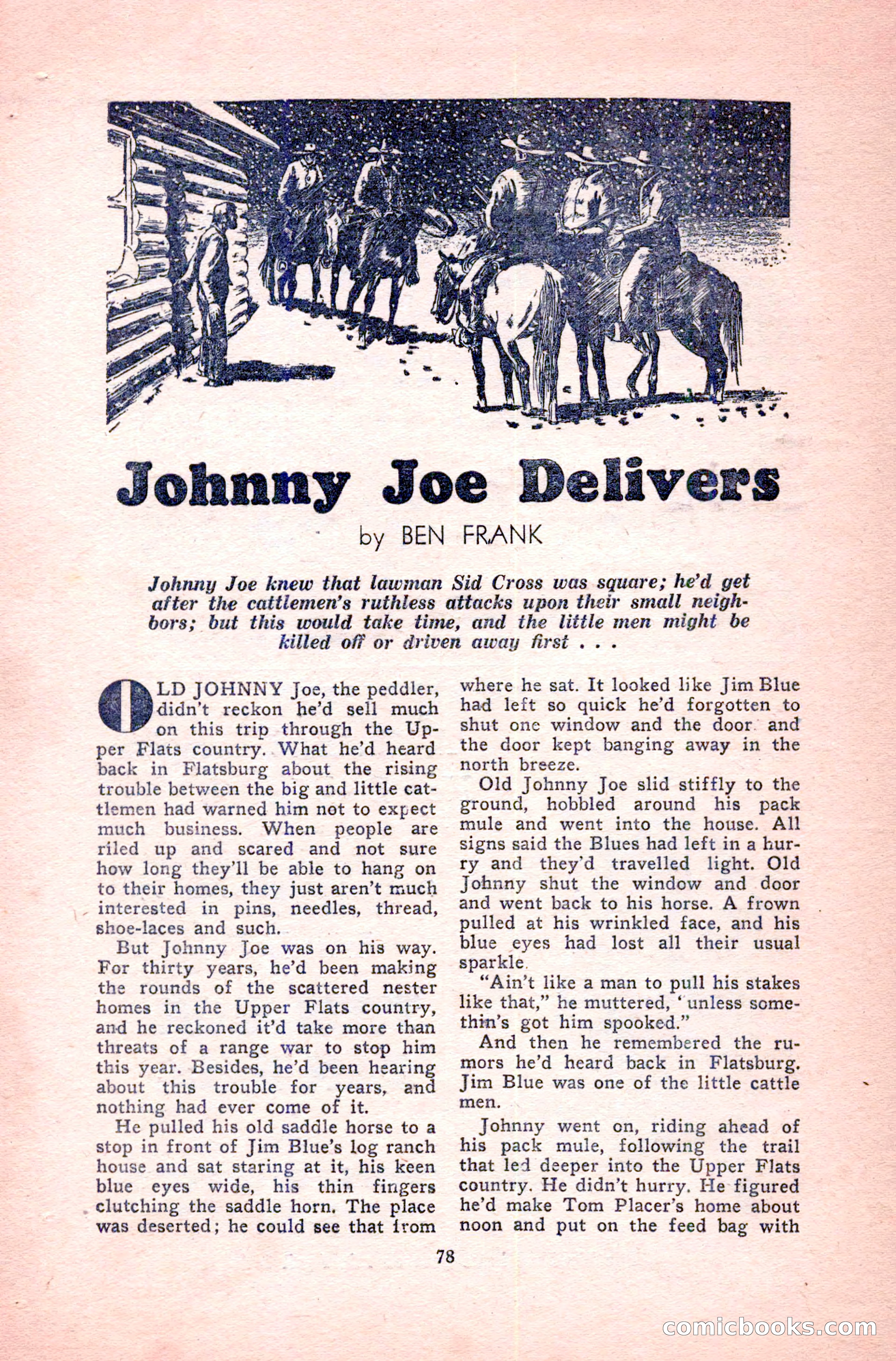 Complete Cowboy Novel Magazine — page 78 of 100