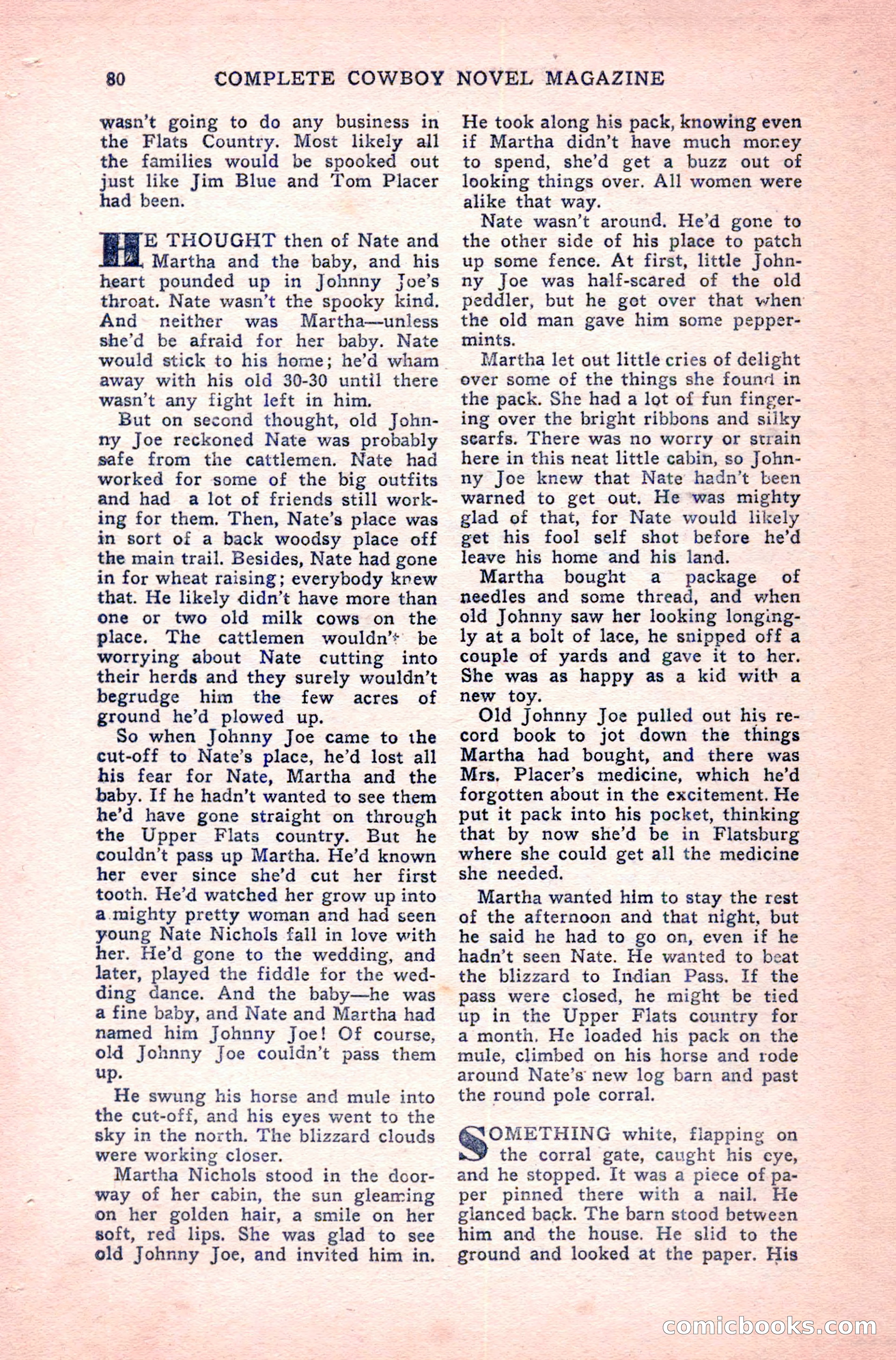 Complete Cowboy Novel Magazine — page 80 of 100