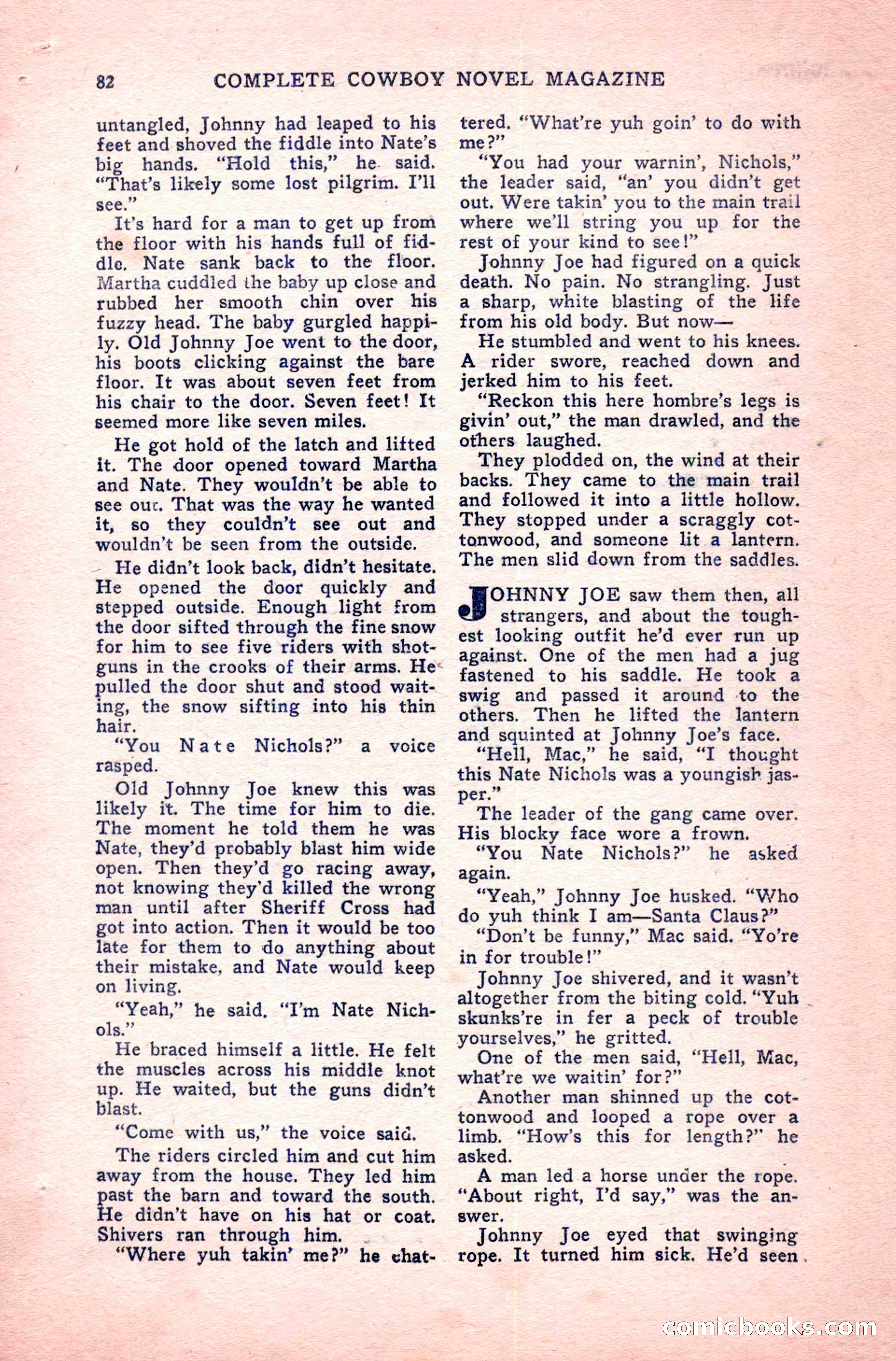 Complete Cowboy Novel Magazine — page 82 of 100