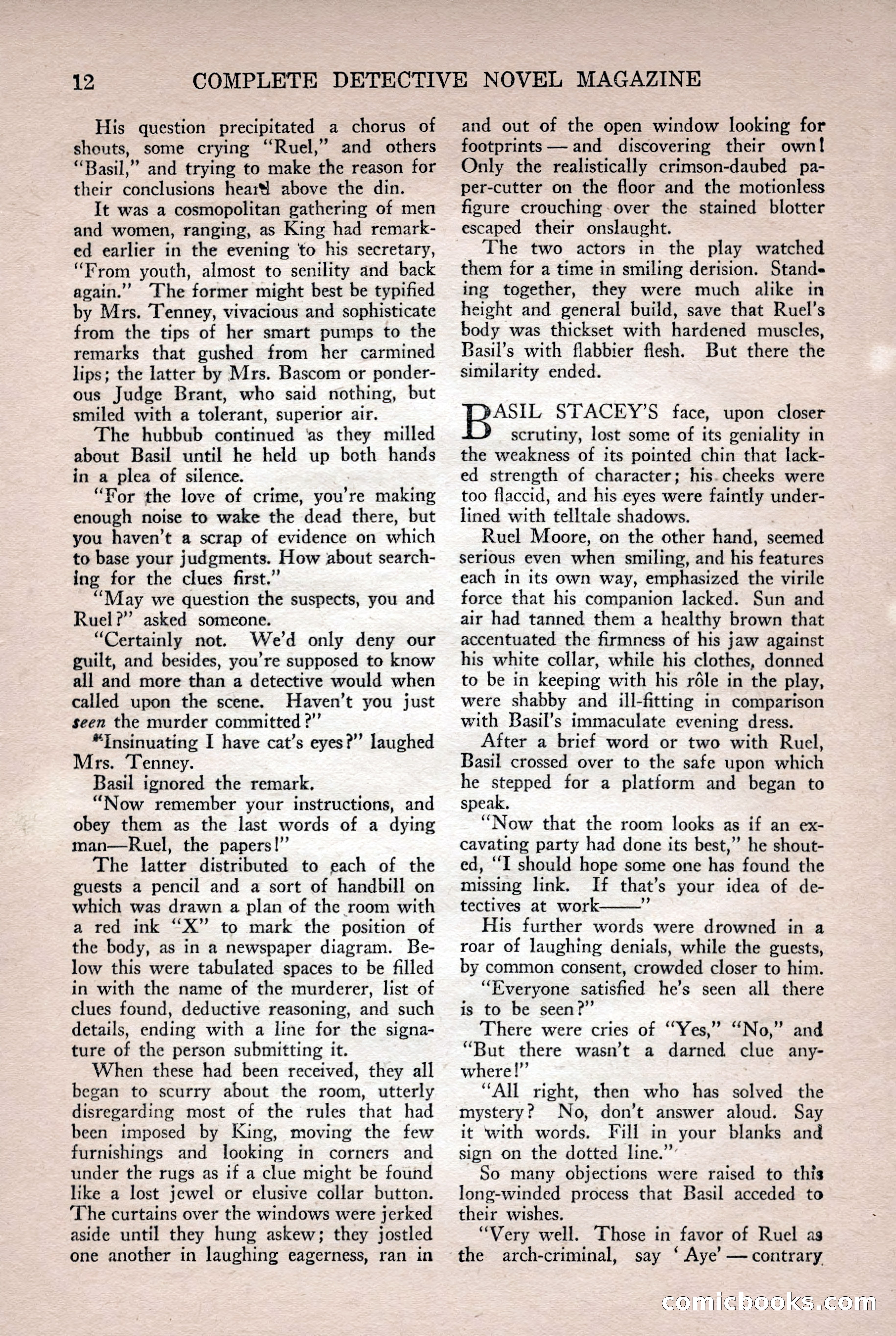 Complete Detective Novel Magazine — page 14 of 132