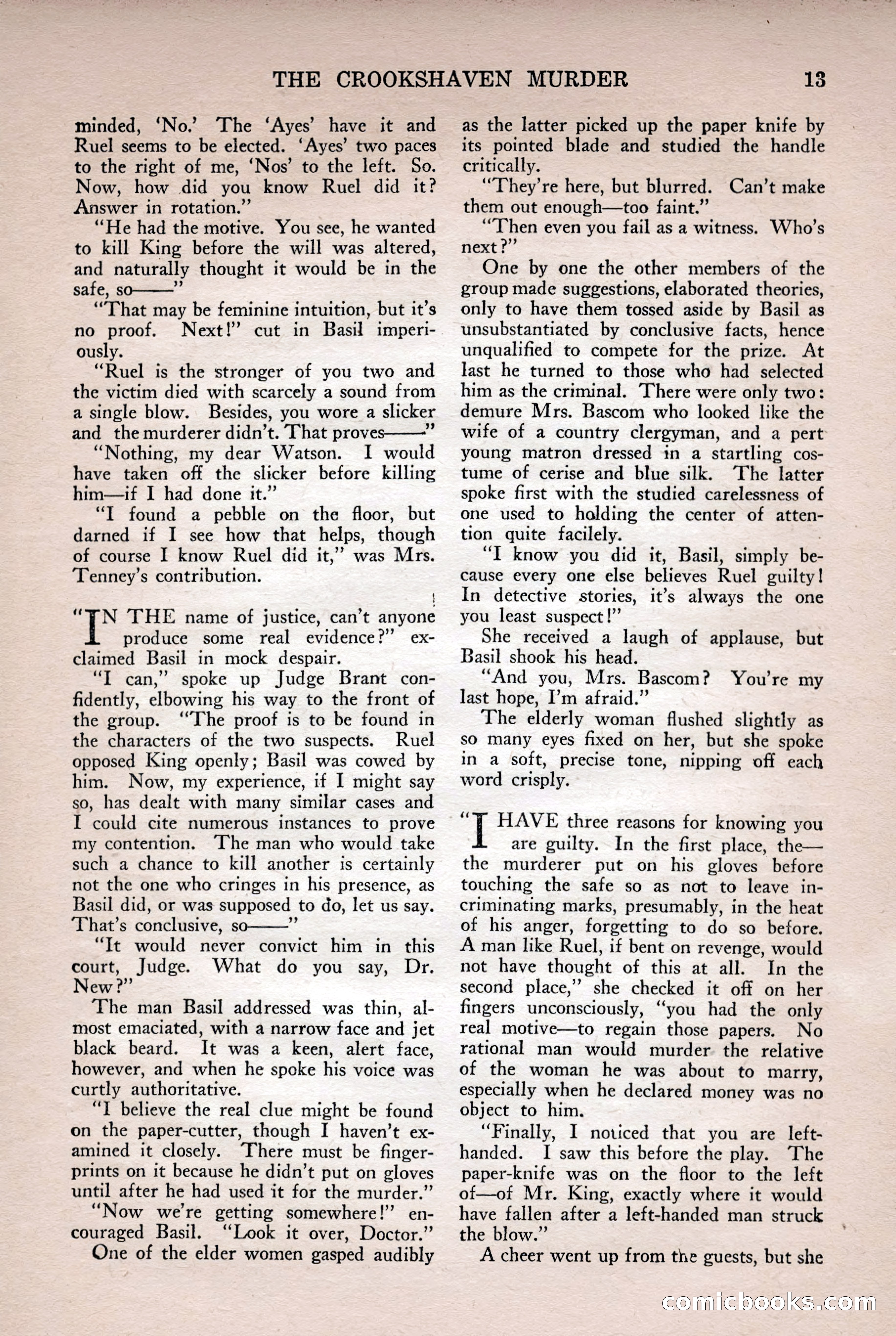 Complete Detective Novel Magazine — page 15 of 132