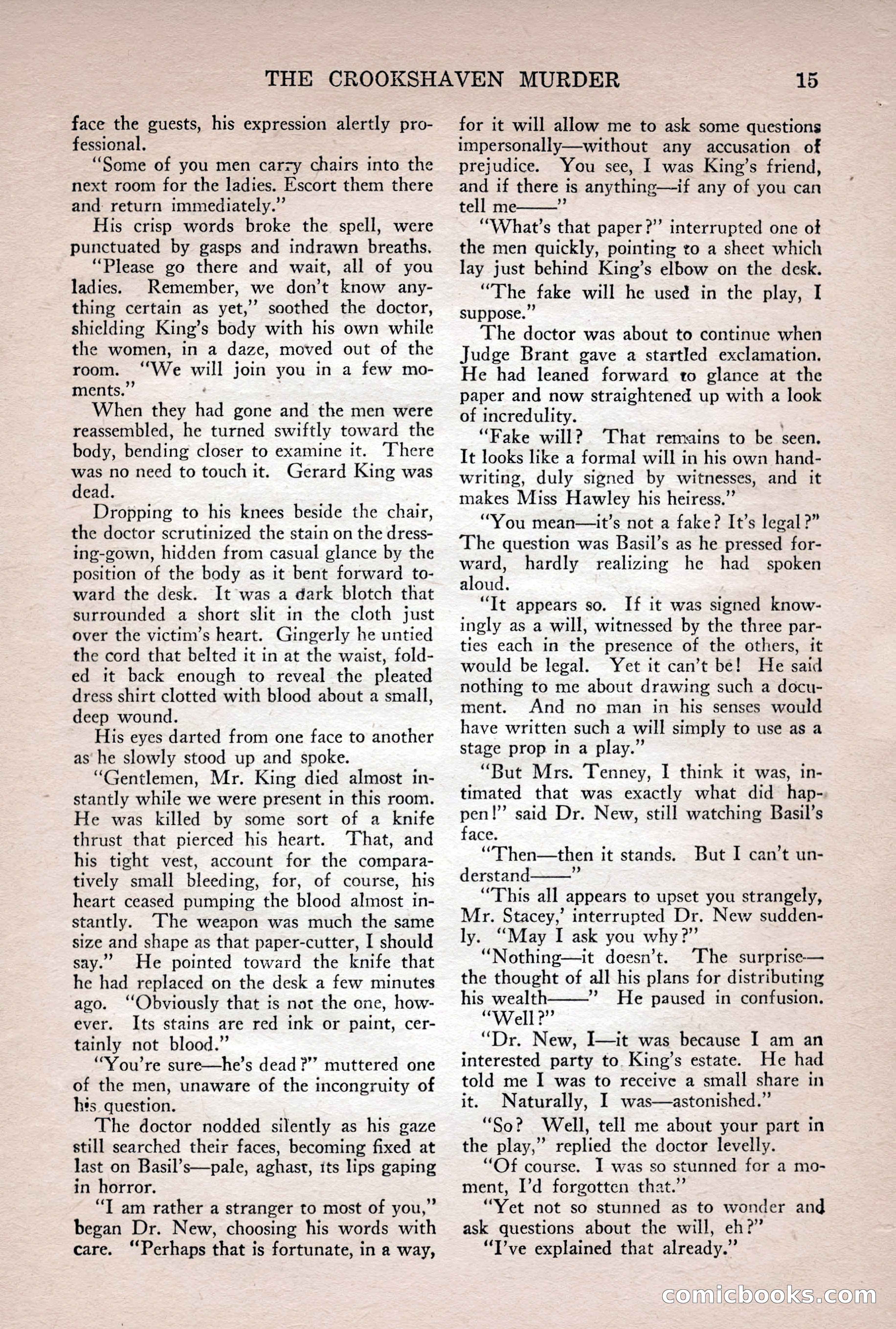 Complete Detective Novel Magazine — page 17 of 132